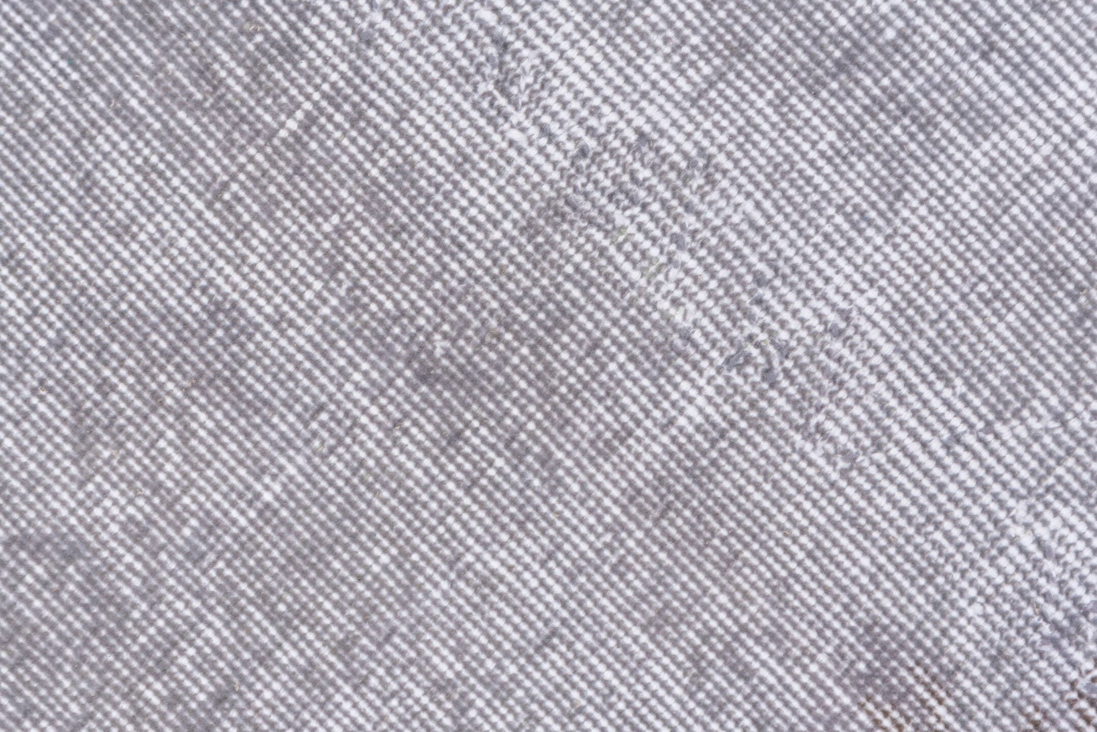 6' x 10' one-of-a-kind handmade antique Overdyed large size rug. Color palette: lavender, silver, taupe, ivory, rose