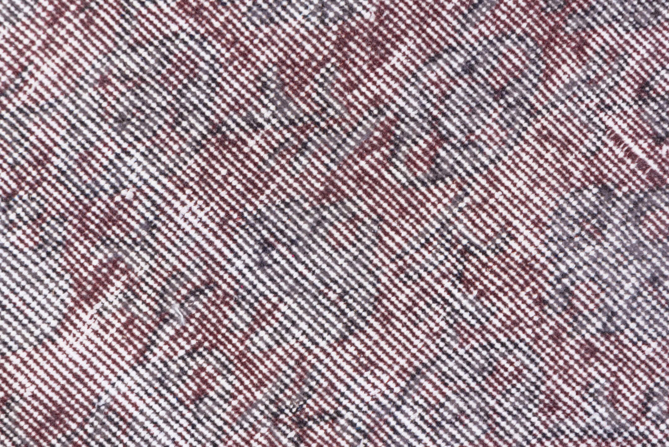 5' x 9' one-of-a-kind handmade vintage Sparta medium size rug. Color palette: gainsboro, gray, light gray, off-white, pink