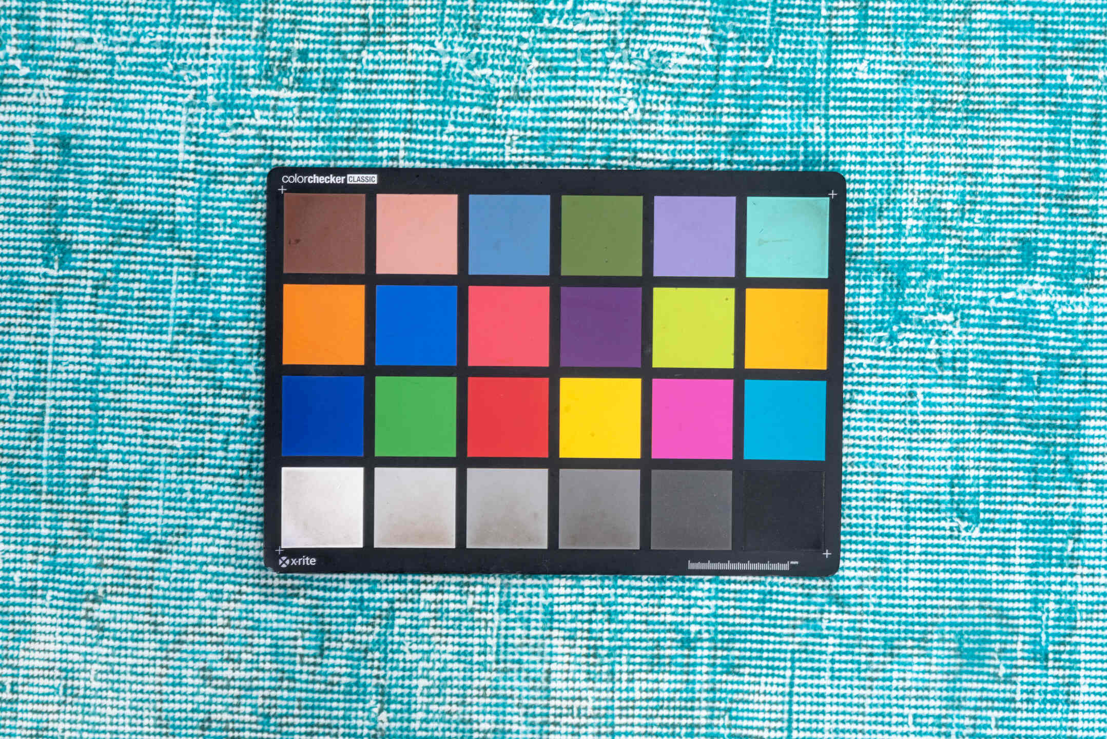 5' x 7' one-of-a-kind handmade vintage Overdyed rug. Color palette: blue, cadet blue, gray, light blue, off-white