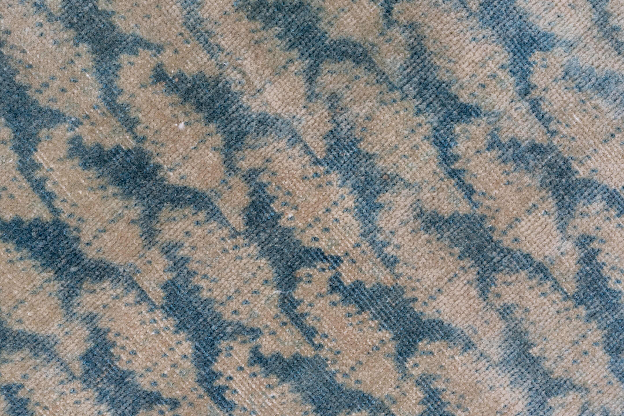 3' x 17' one-of-a-kind handmade antique Sivas runner rug. Color palette: ivory, pale blue, sky blue, beige, taupe