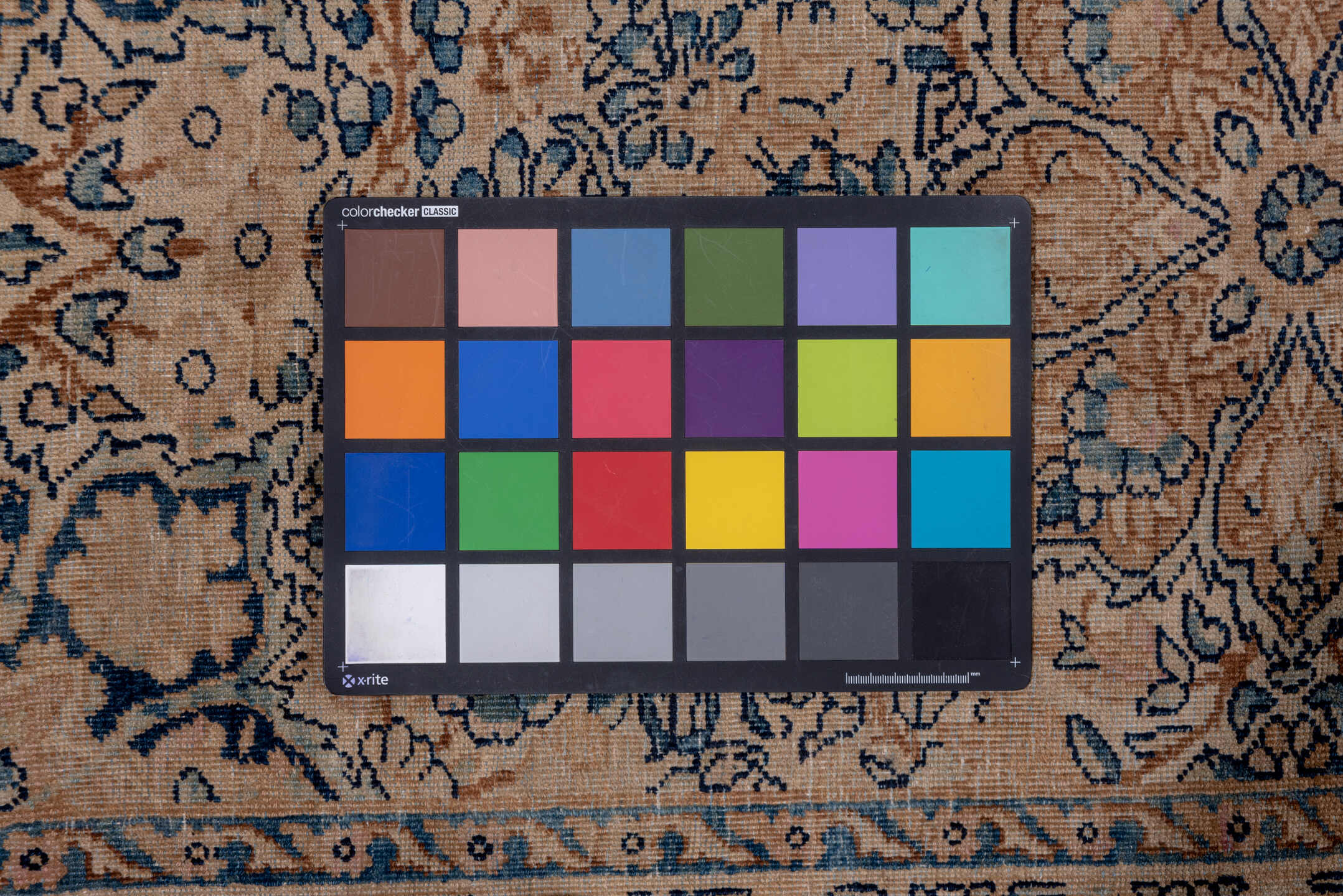 2' x 16' one-of-a-kind handmade antique Kerman runner rug. Color palette: ivory, blue, taupe, camel, slate, brown, beige