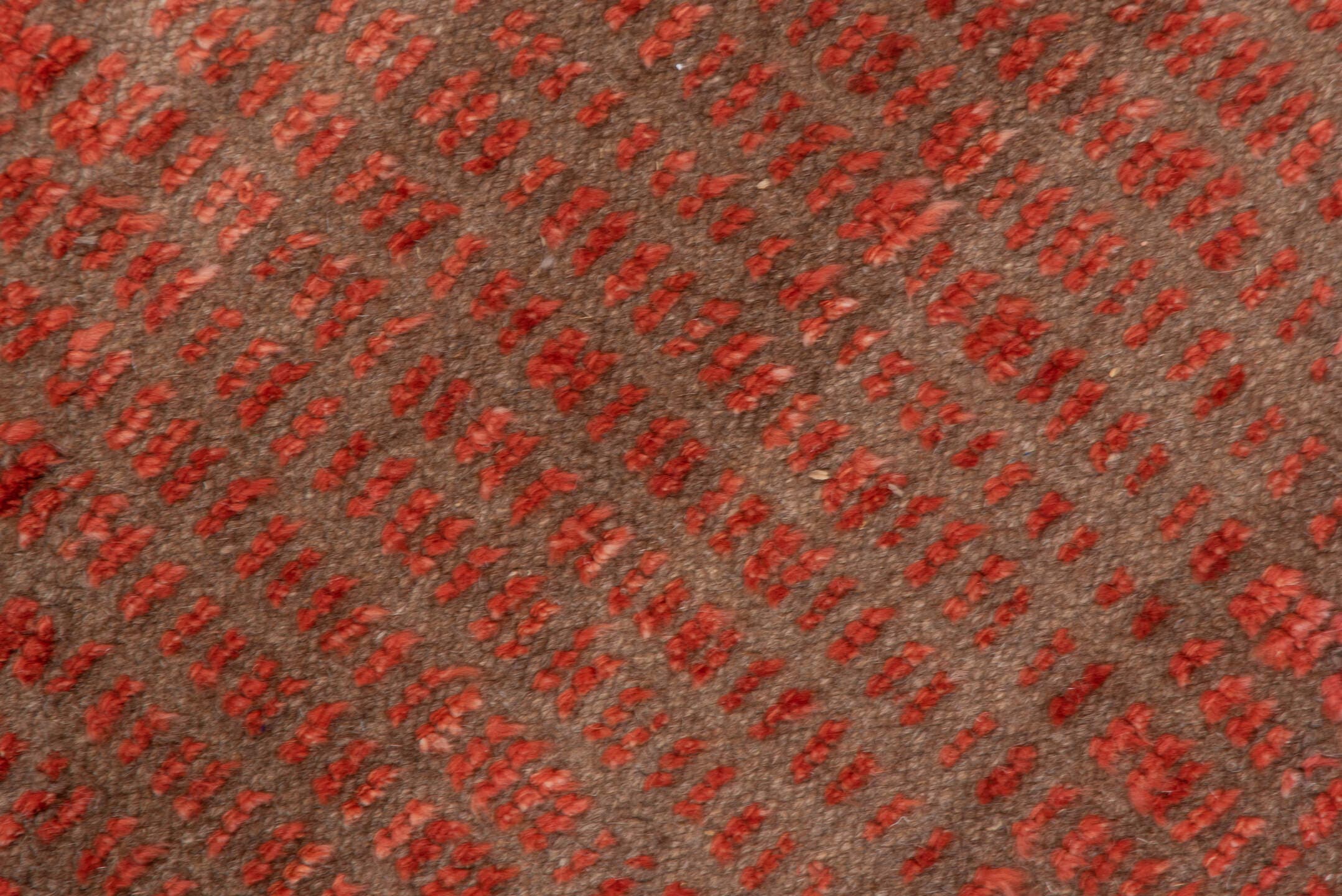 13' x 16' one-of-a-kind handmade vintage Moroccan oversize rug. Color palette: terracotta, rust, coral, taupe, rose, sienna