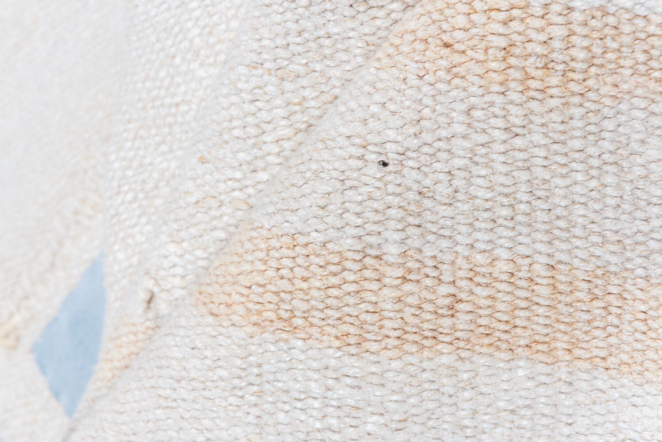 6' x 10' one-of-a-kind handmade vintage Hemp Kilim large size rug. Color palette: gainsboro, gray, light blue, light gray