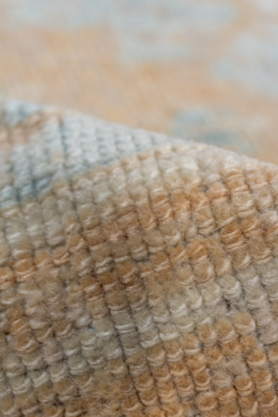 6' x 8' one-of-a-kind handmade vintage Konya medium size rug. Color palette: blue, brown, dark gray, gray, light blue