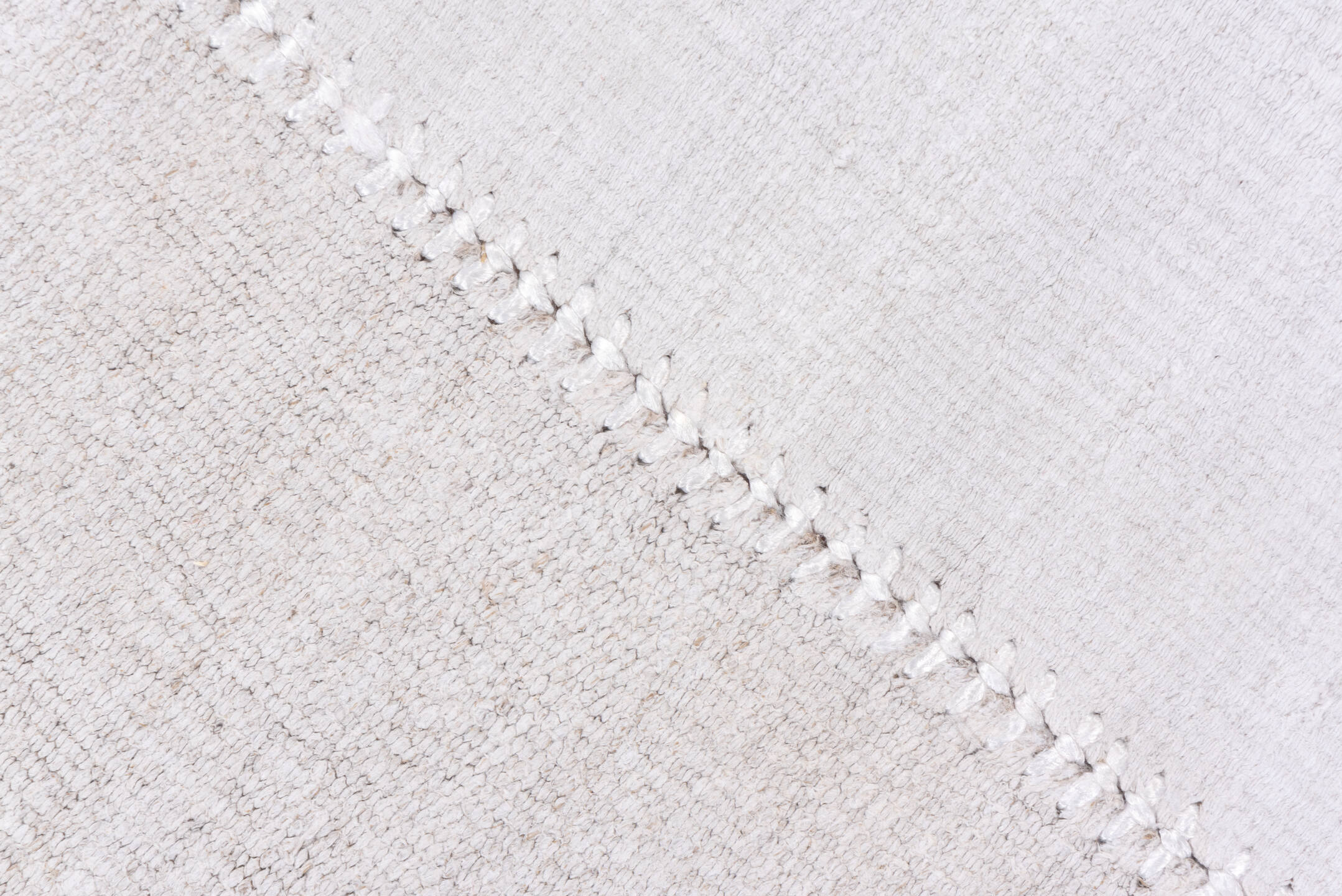 10' x 11' one-of-a-kind handmade vintage Hemp Kilim large size rug. Color palette: ivory, cream, beige, taupe, gray