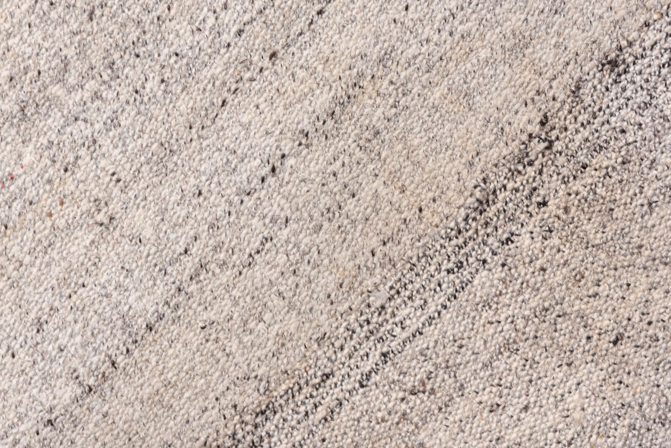8' x 11' one-of-a-kind handmade vintage Flatweave large size rug. Color palette: ivory, cream, taupe, light gray, beige