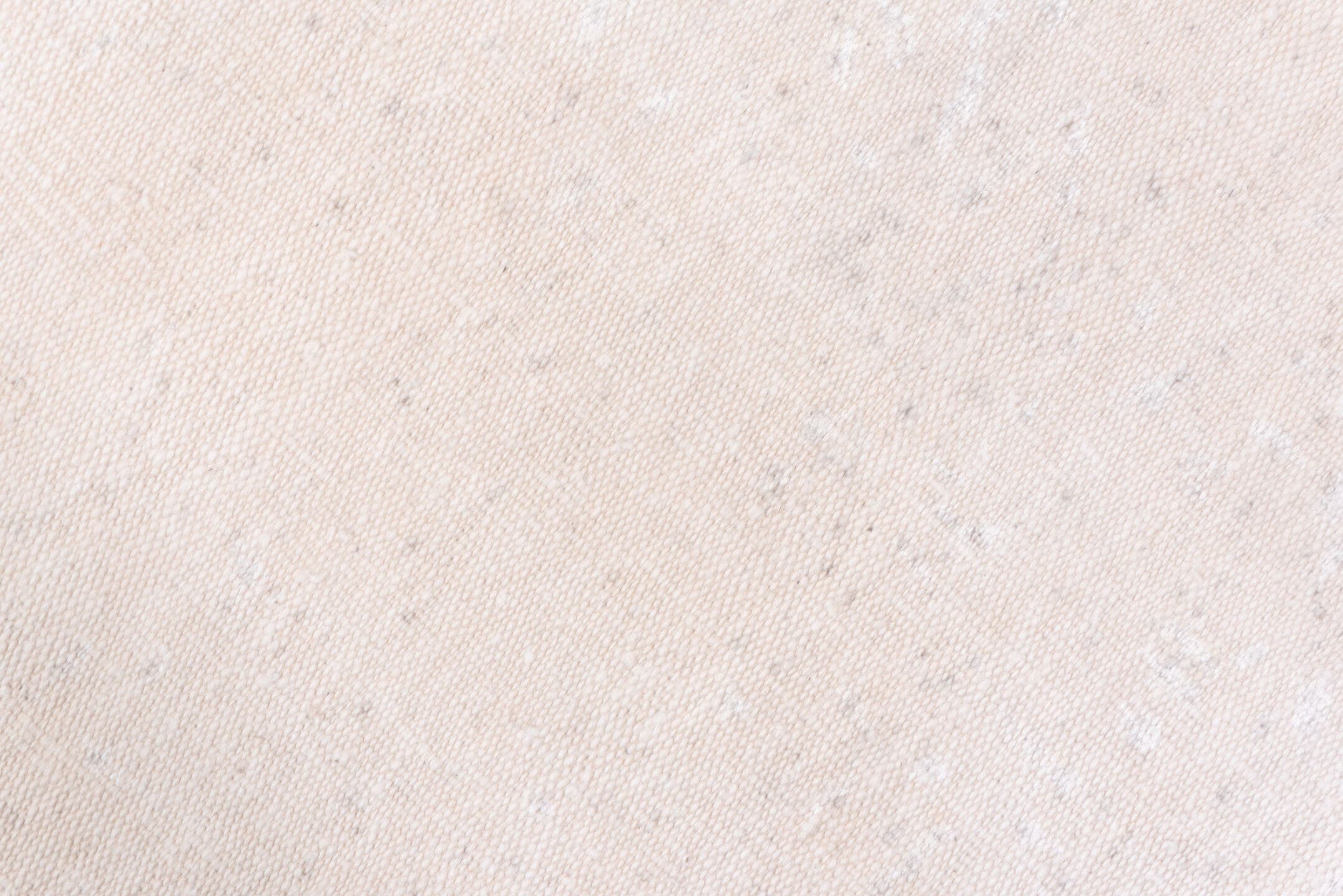 6' x 9' one-of-a-kind handmade vintage Flatweave medium size rug. Color palette: ivory, cream, beige