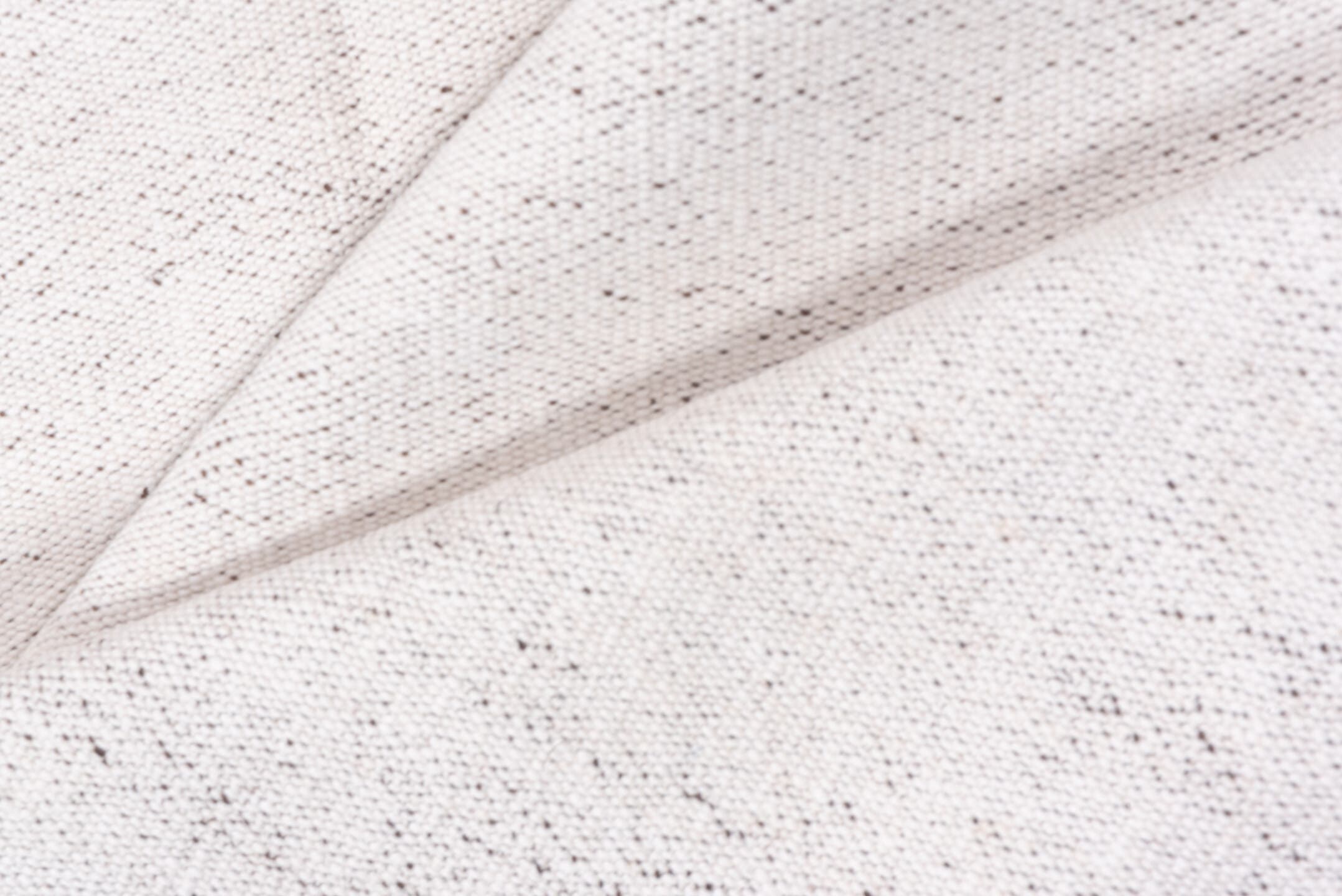 3' x 10' one-of-a-kind handmade vintage Flatweave runner rug. Color palette: ivory, cream, taupe, beige, gray