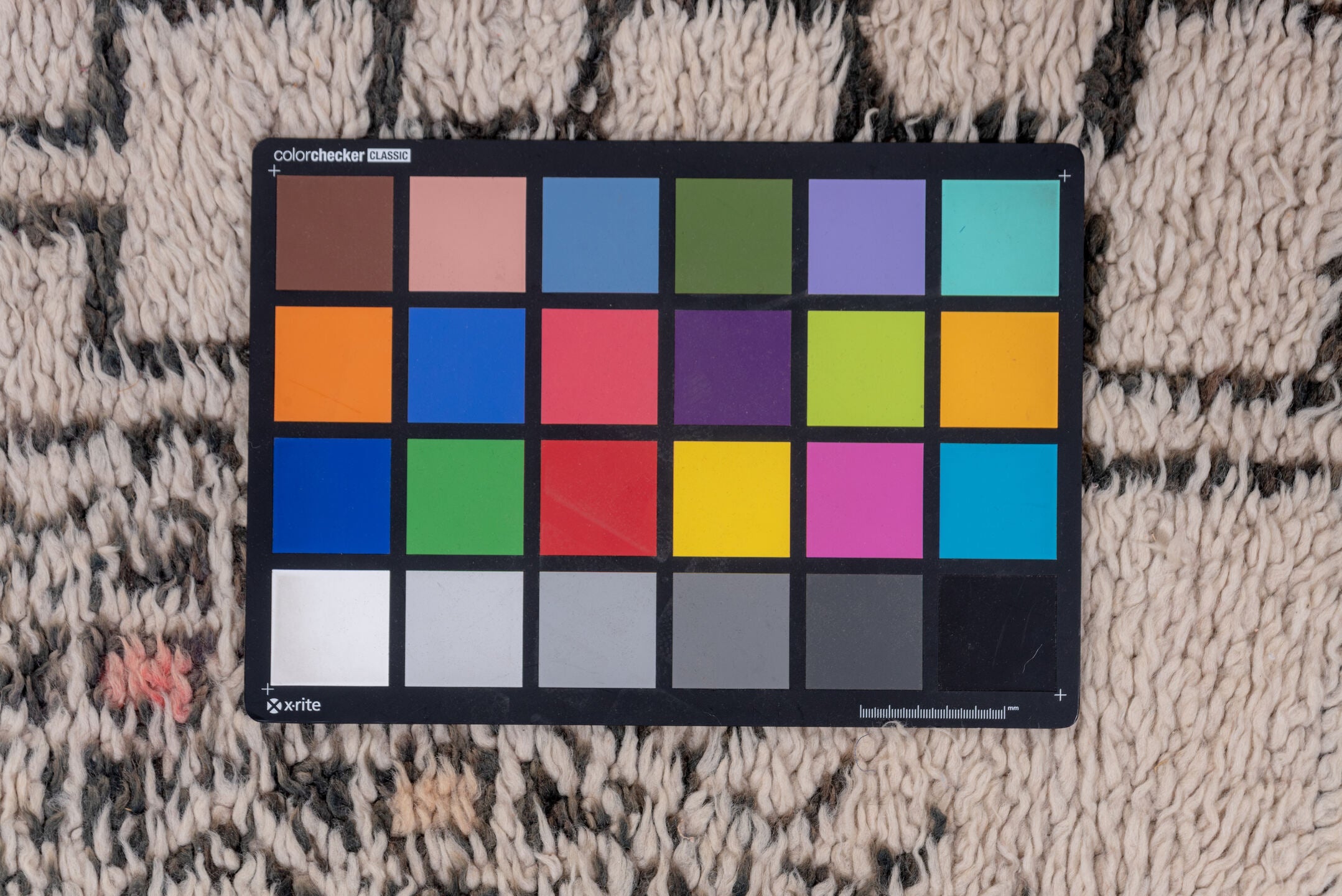 6' x 10' one-of-a-kind handmade vintage Moroccan large size rug. Color palette: antiquewhite, black, brown, charcoal