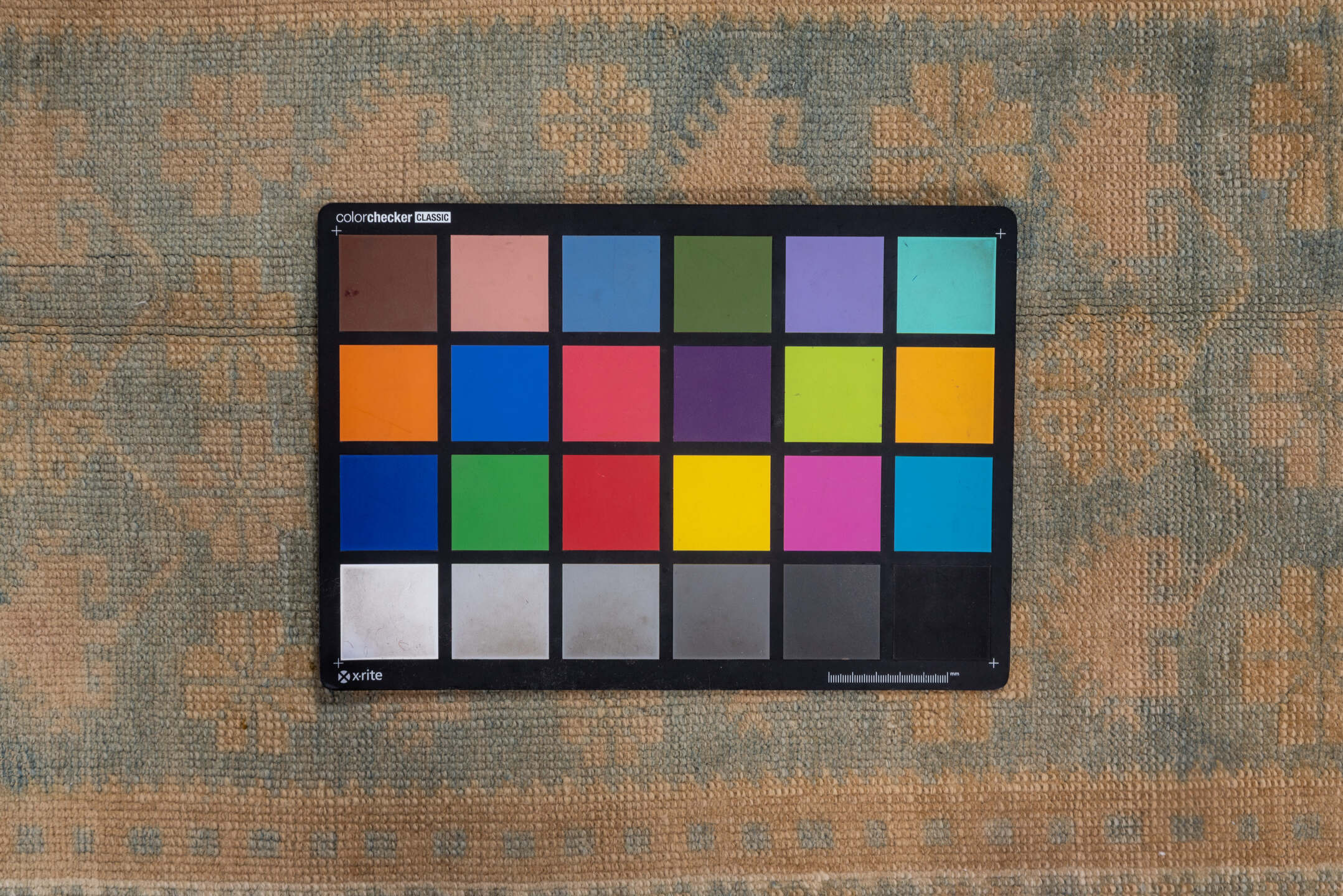 1' x 9' one-of-a-kind handmade vintage Oushak rug. Color palette: brown, gray, light gray, off-white, pink, snow, white