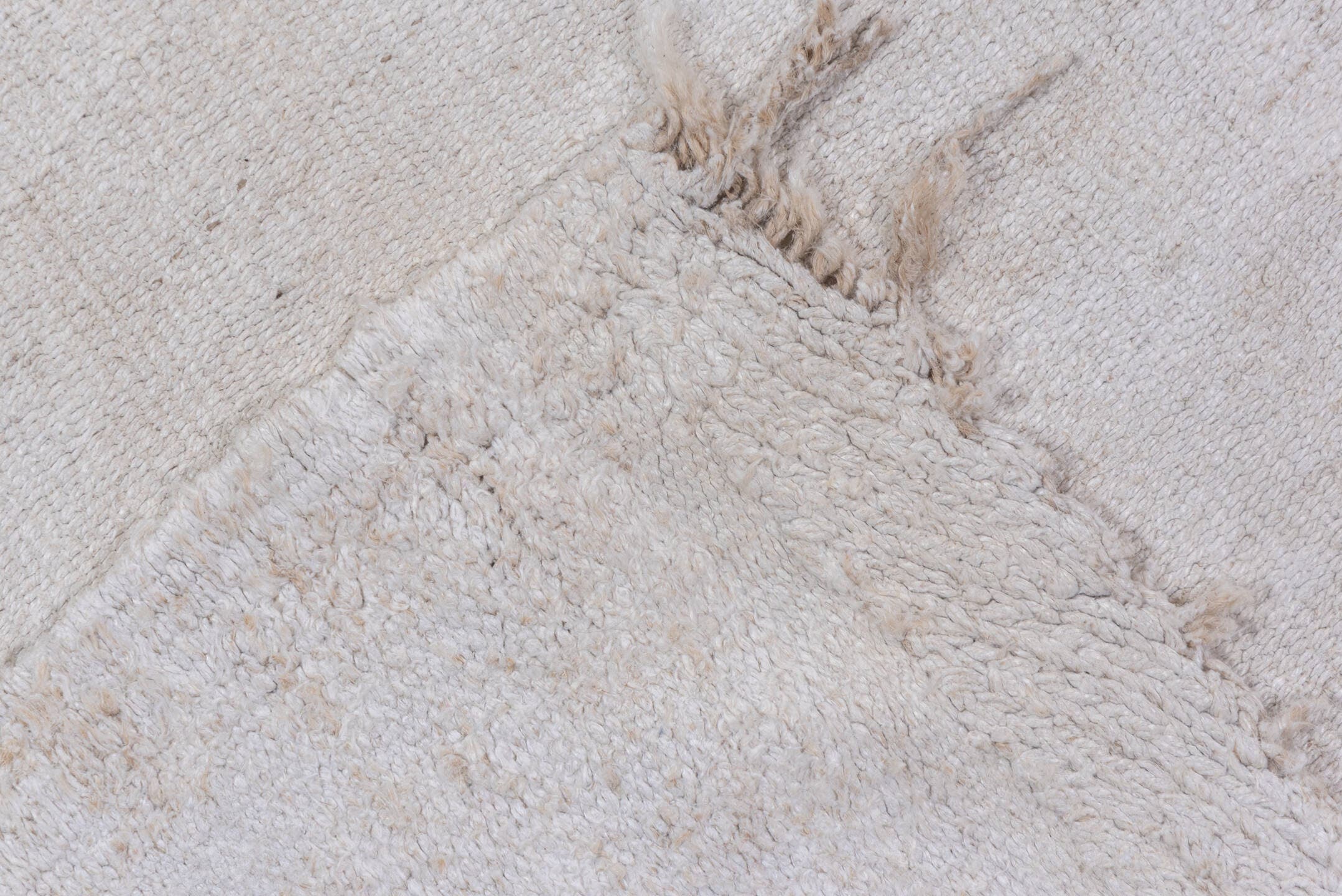 7' x 12' one-of-a-kind handmade vintage Hemp Kilim large size rug. Color palette: ivory, cream, taupe, brown, beige, gray