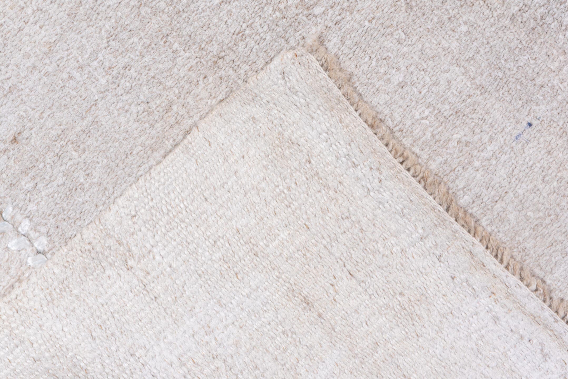 9' x 12' one-of-a-kind handmade vintage Hemp Kilim large size rug. Color palette: ivory, beige, cream, taupe, gray