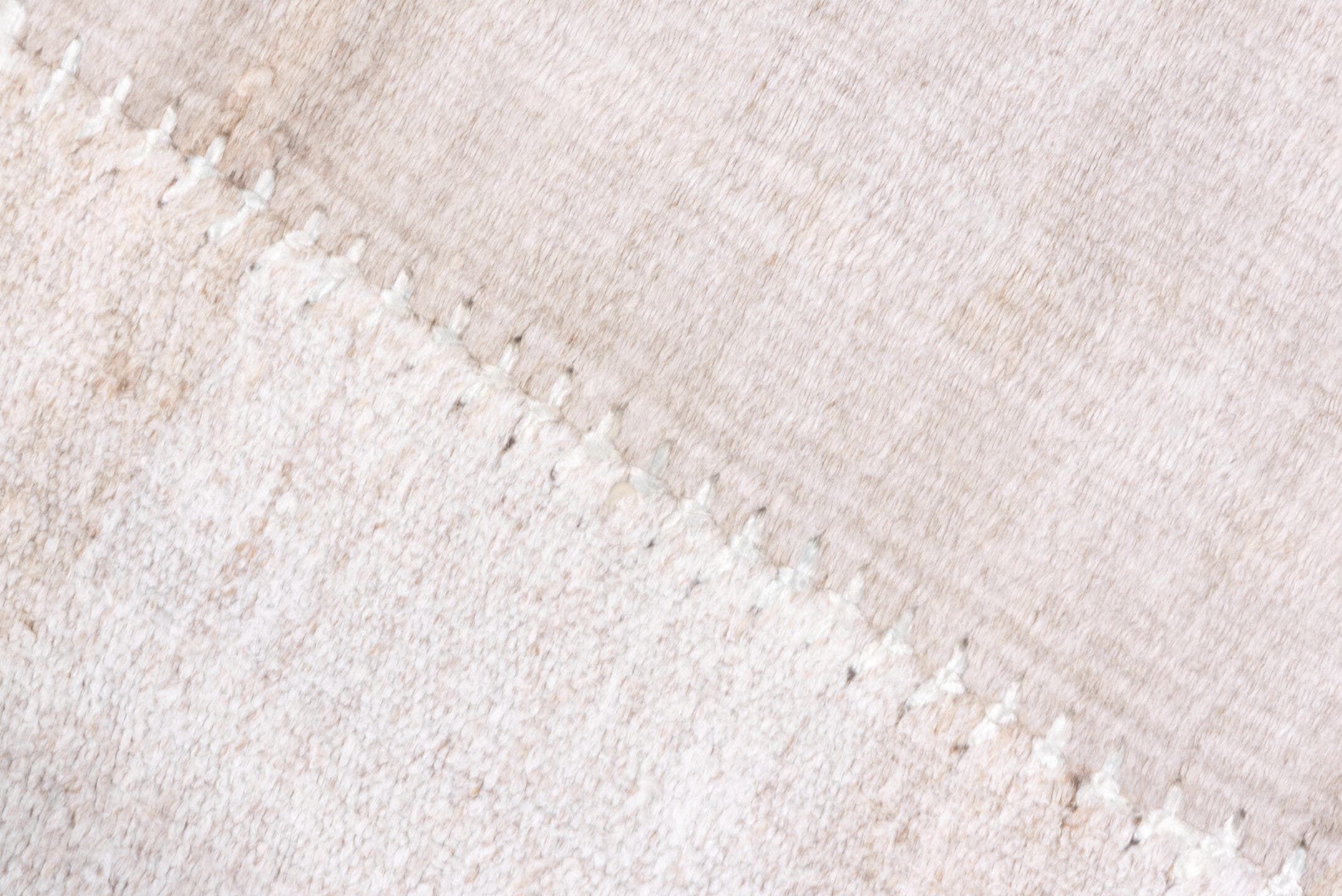 5' x 13' one-of-a-kind handmade vintage Hemp Kilim rug. Color palette: ivory, cream, beige, taupe, gray