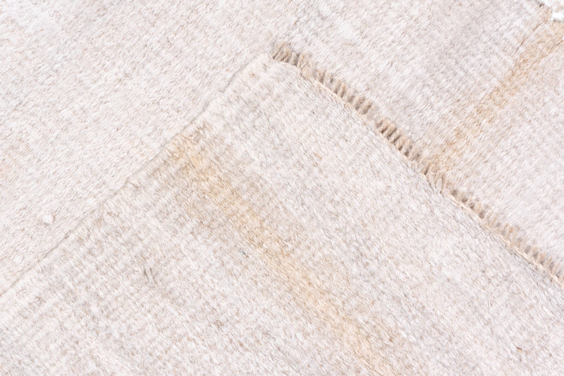 5' x 13' one-of-a-kind handmade vintage Hemp Kilim rug. Color palette: ivory, cream, beige, taupe, gray