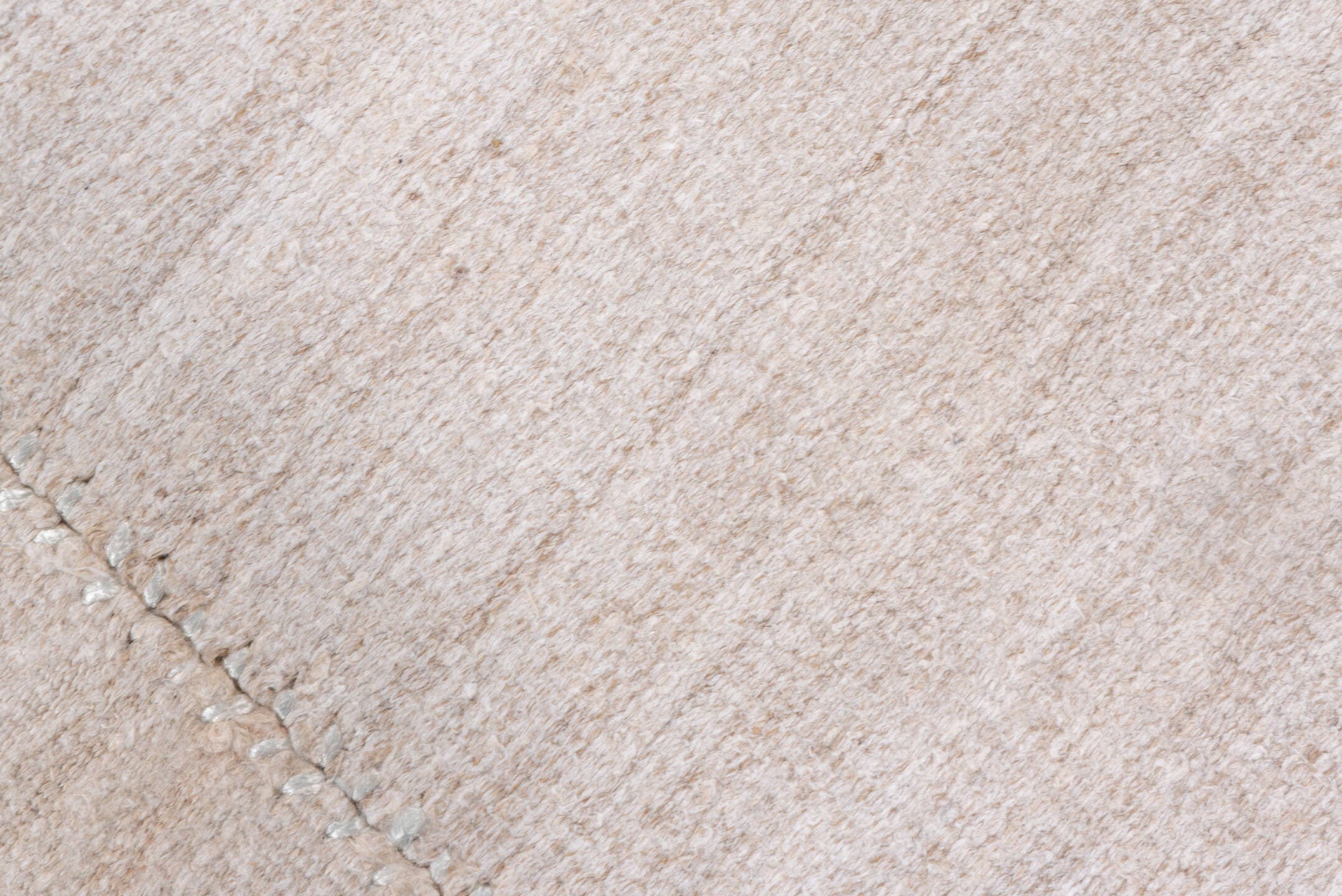 6' x 12' one-of-a-kind handmade vintage Hemp Kilim large size rug. Color palette: ivory, beige, cream, taupe, gray
