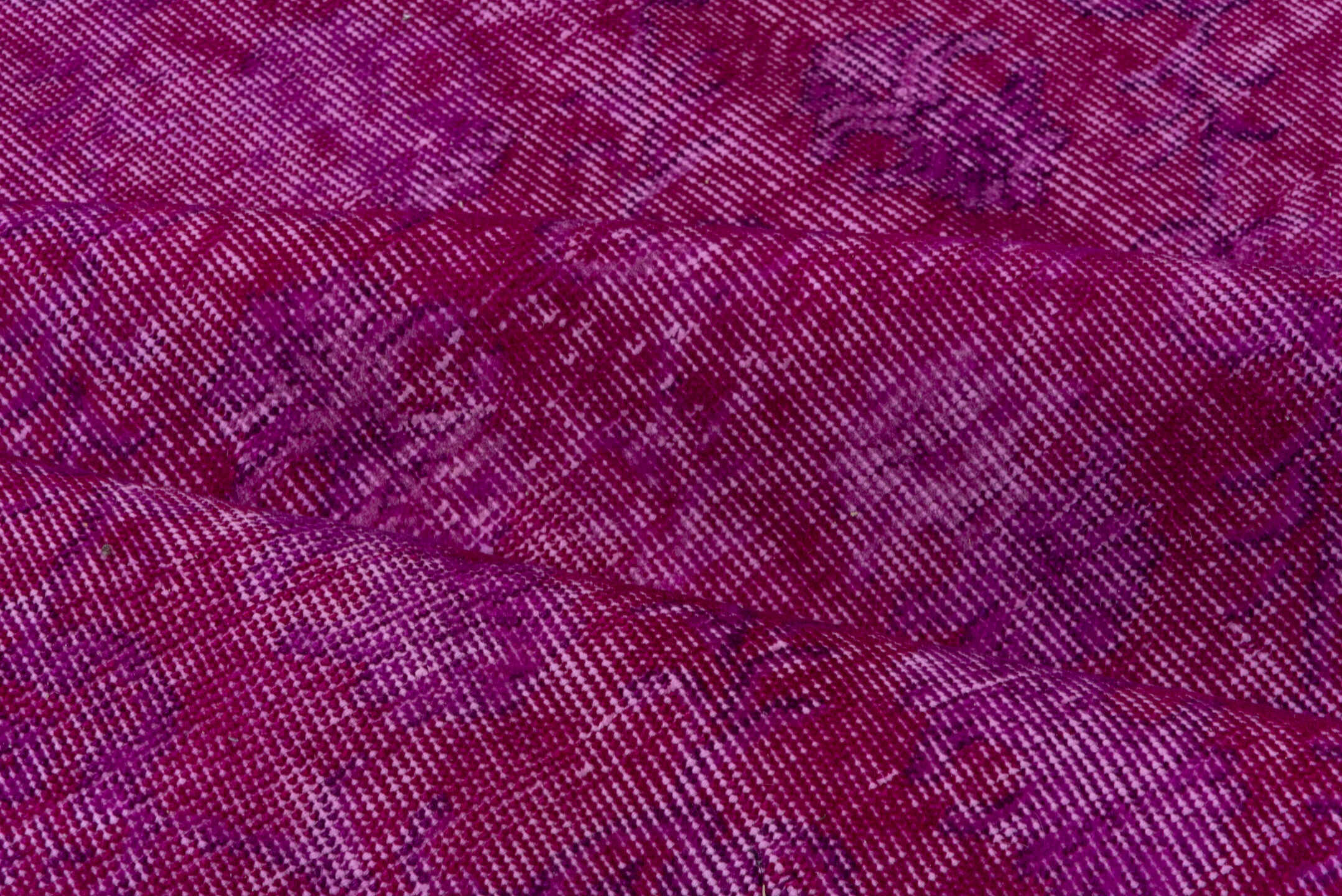 7' x 10' one-of-a-kind handmade vintage Sparta large size rug. Color palette: magenta, fuchsia, violet, orchid, plum, pink