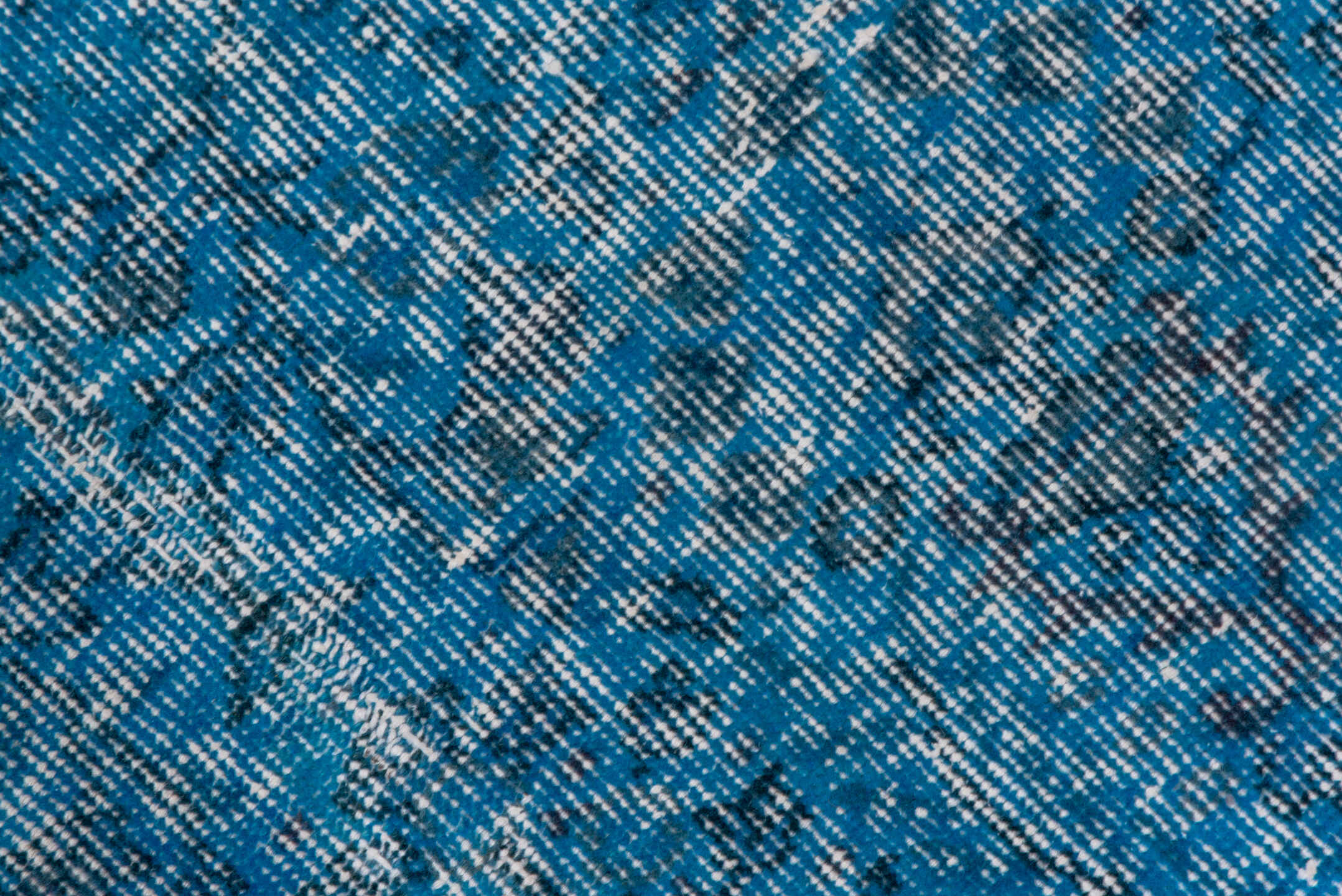 6' x 10' one-of-a-kind handmade vintage Sparta large size rug. Color palette: sky blue, azure, ivory, slate, light blue
