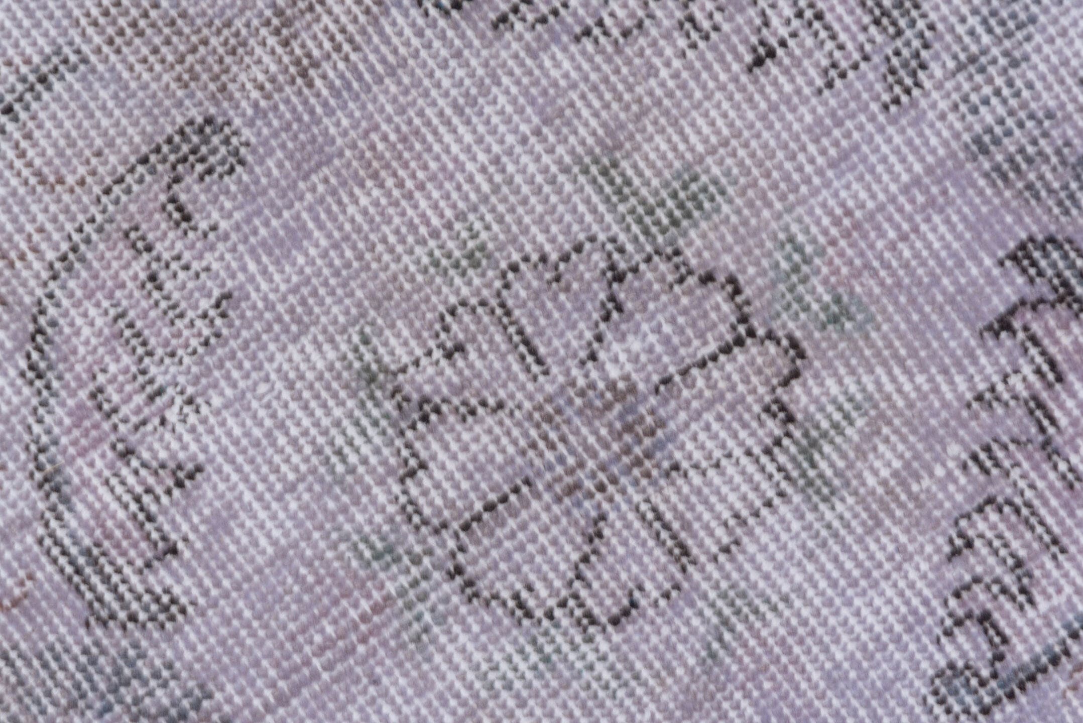 6' x 10' one-of-a-kind handmade vintage Sparta large size rug. Color palette: blush, ivory, taupe, dusty rose, gray, pink