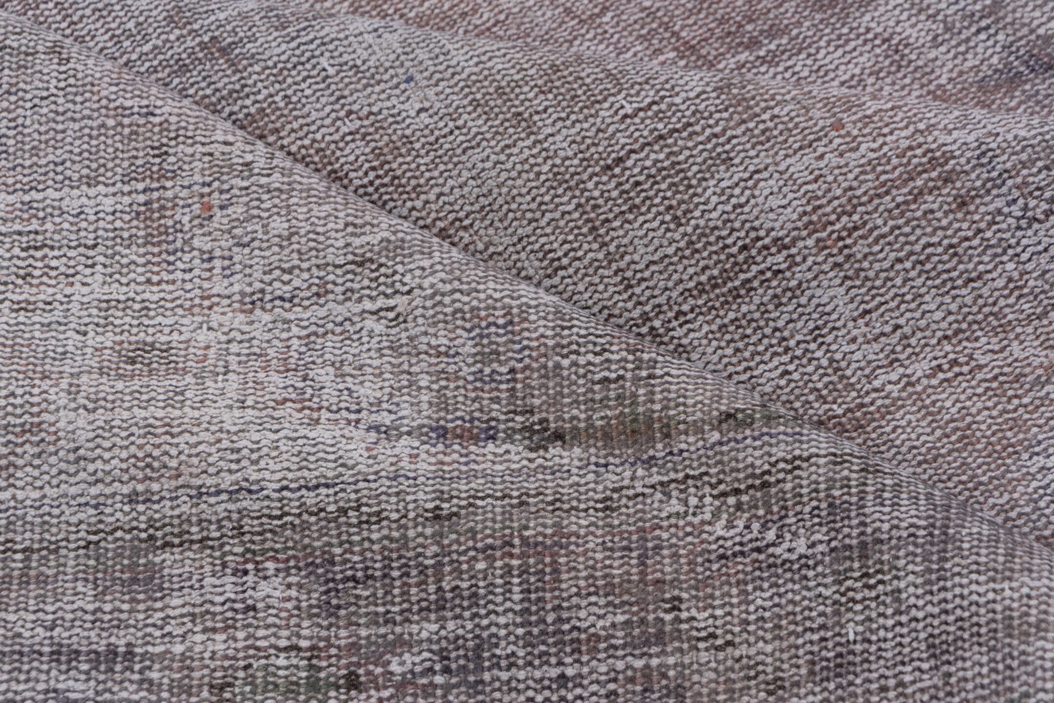 6' x 9' one-of-a-kind handmade vintage Sparta medium size rug. Color palette: taupe, gray, dusty_rose, mauve, charcoal