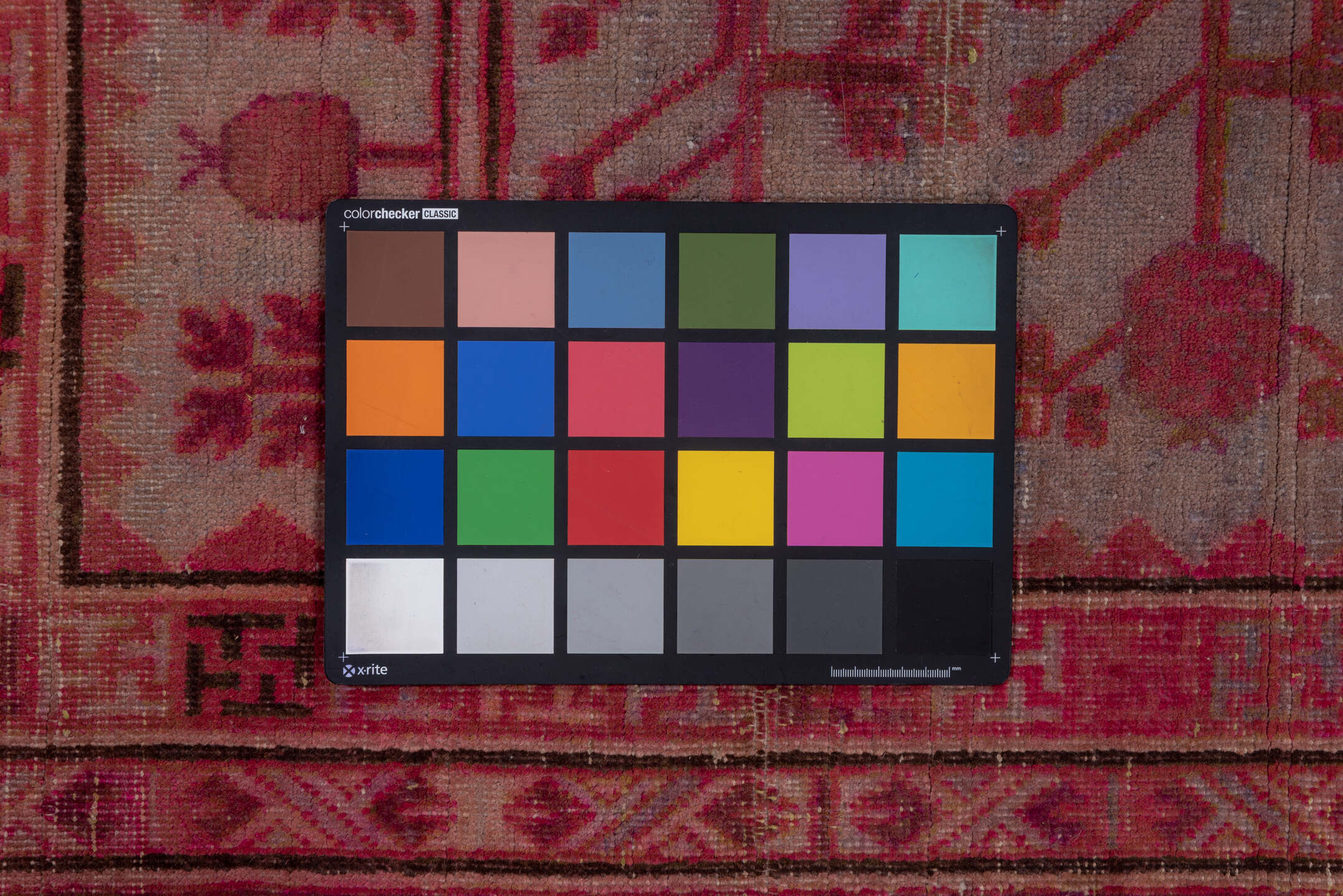 6' x 13' one-of-a-kind handmade vintage Khotan large size rug. Color palette: brown, gray, pink, red, wine