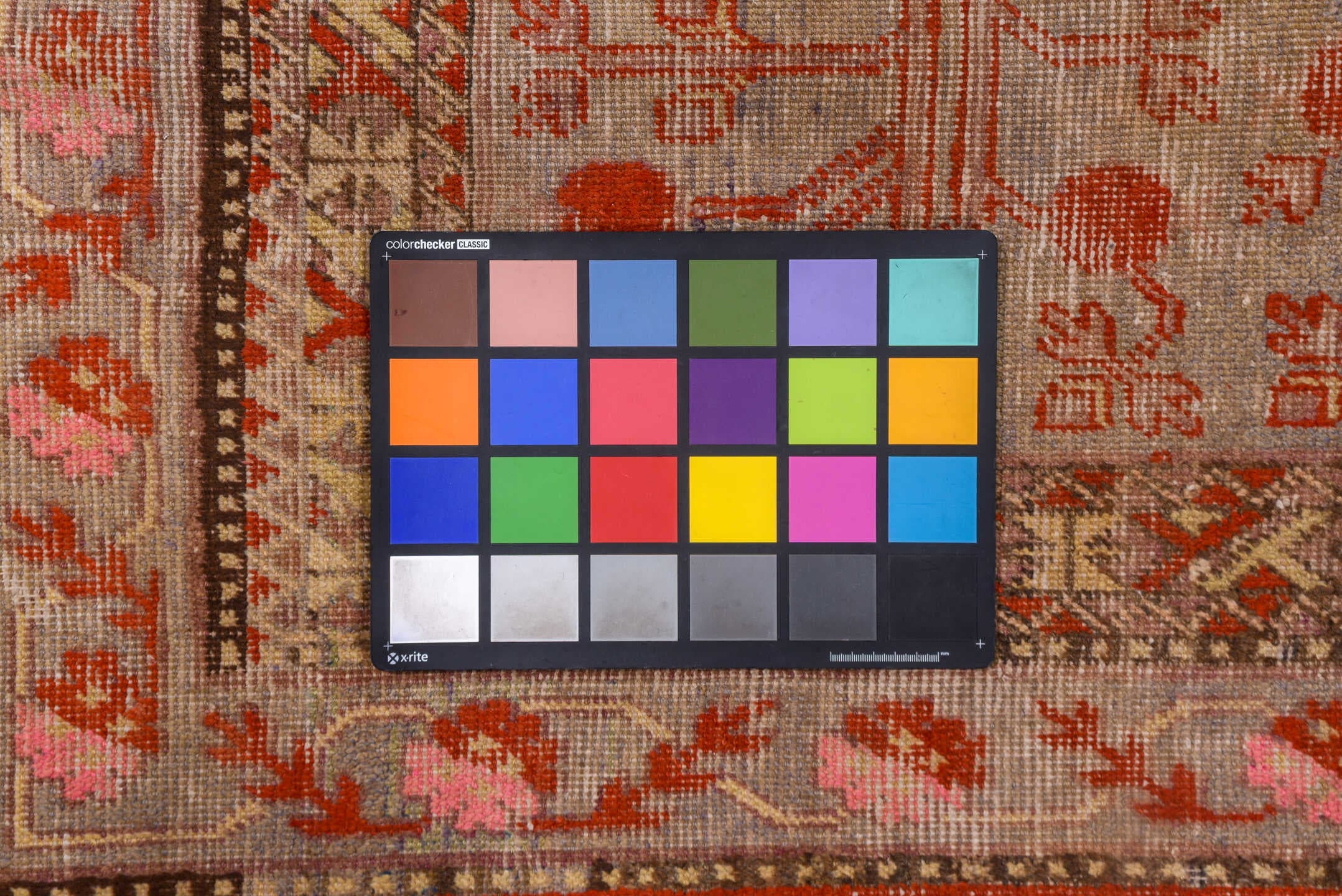 8' x 15' one-of-a-kind handmade antique Khotan rug. Color palette: blush, ivory, rust, taupe, camel, rose, sienna, pink