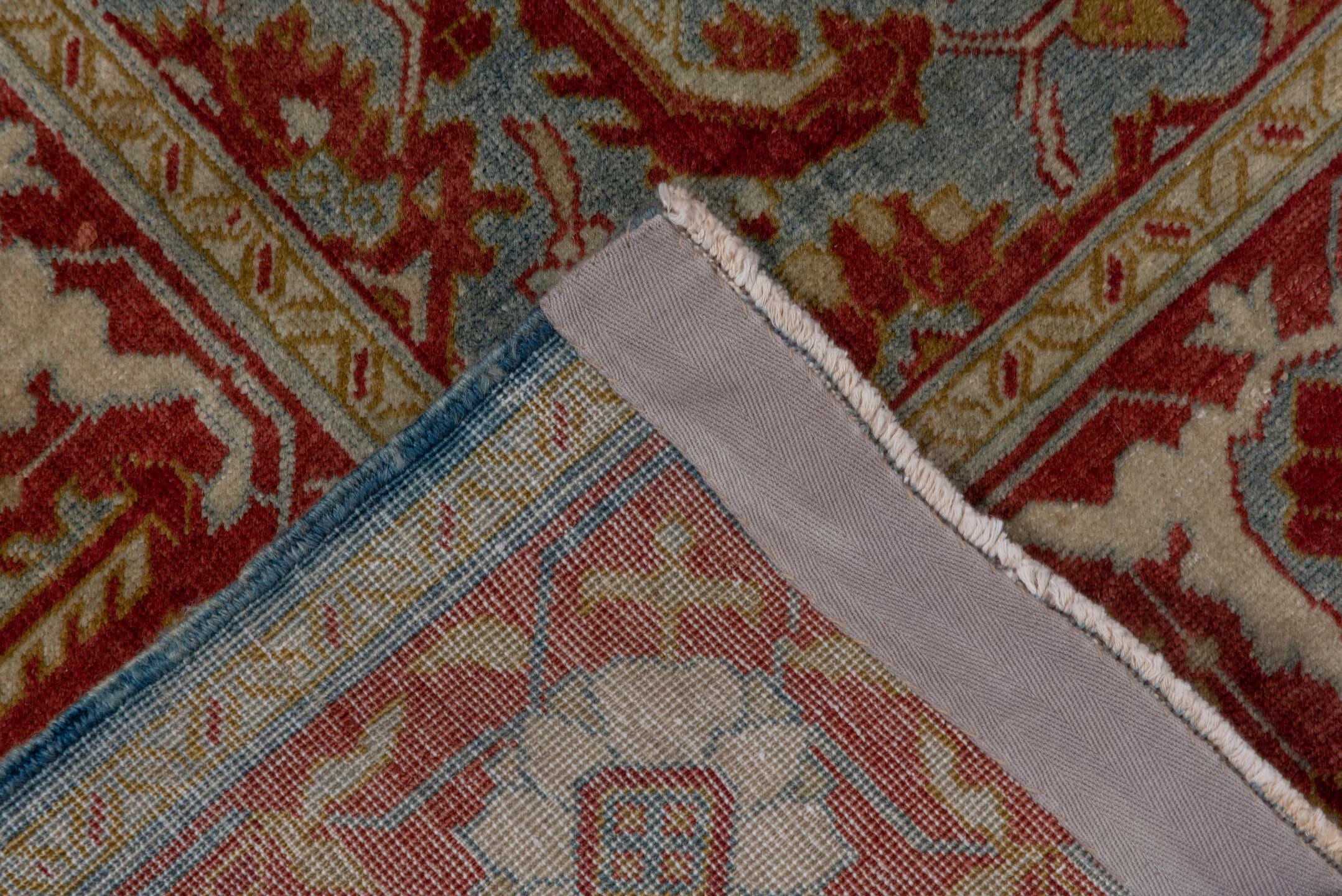 3' x 5' one-of-a-kind handmade antique Sivas small size rug. Color palette: rust, blue, ivory, gold, camel, rose, terracotta