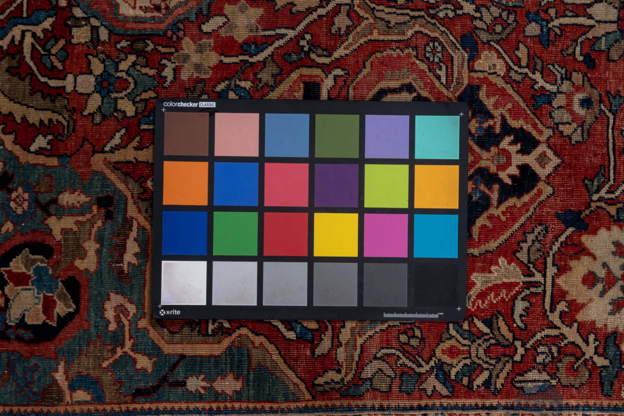 4' x 6' one-of-a-kind handmade vintage Far.Sarouk small size rug. Color palette: black, blue, brown, charcoal, gray