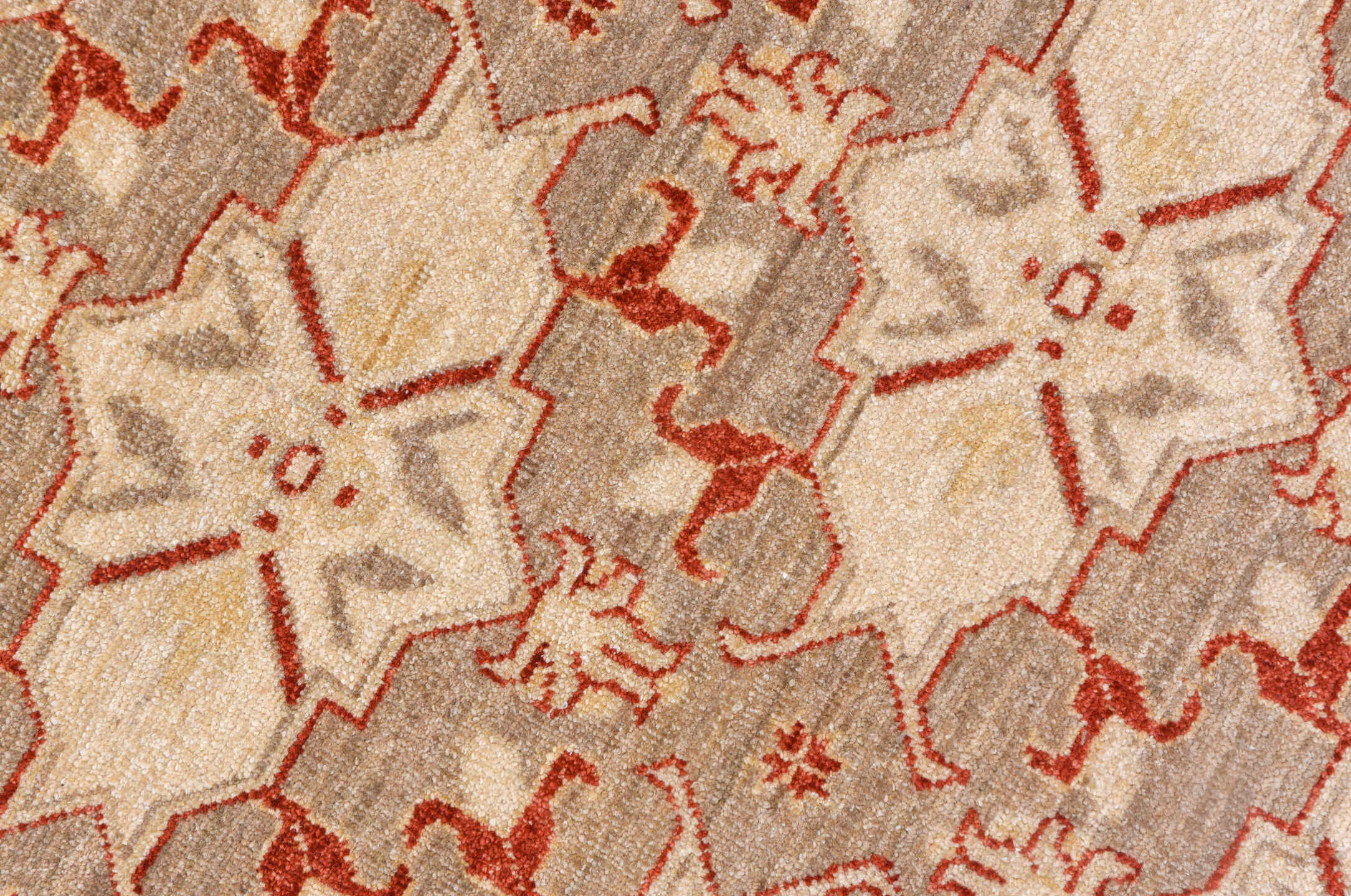 13' x 16' one-of-a-kind handmade vintage Sivas oversize rug. Color palette: brown, maroon, off-white, orange, pink, red