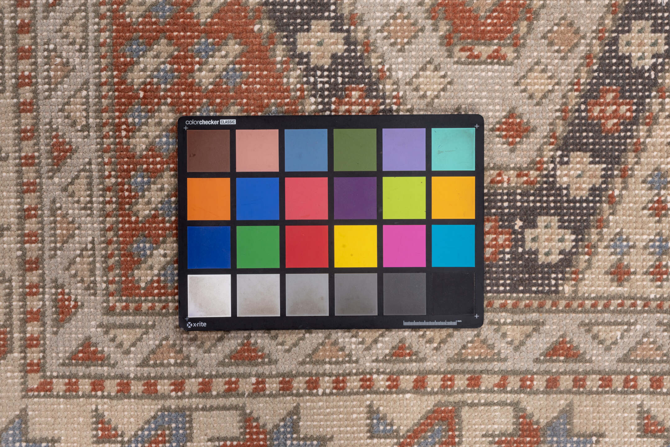 6' x 8' one-of-a-kind handmade vintage Sparta medium size rug. Color palette: brown, dim gray, gray, light gray, off-white