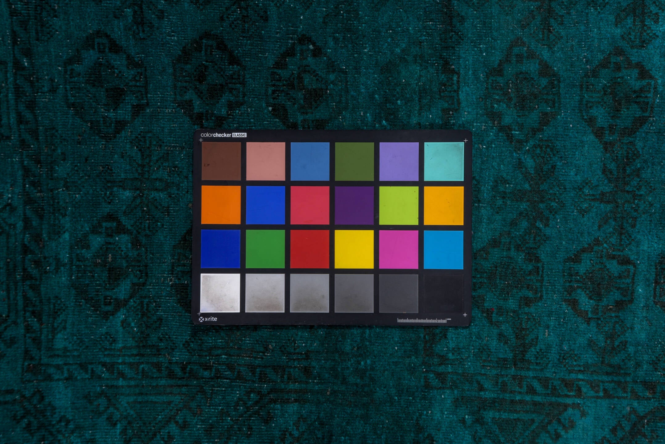 4' x 7' one-of-a-kind handmade vintage Overdyed rug. Color palette: blue, dark slate gray, gray, light gray, off-white