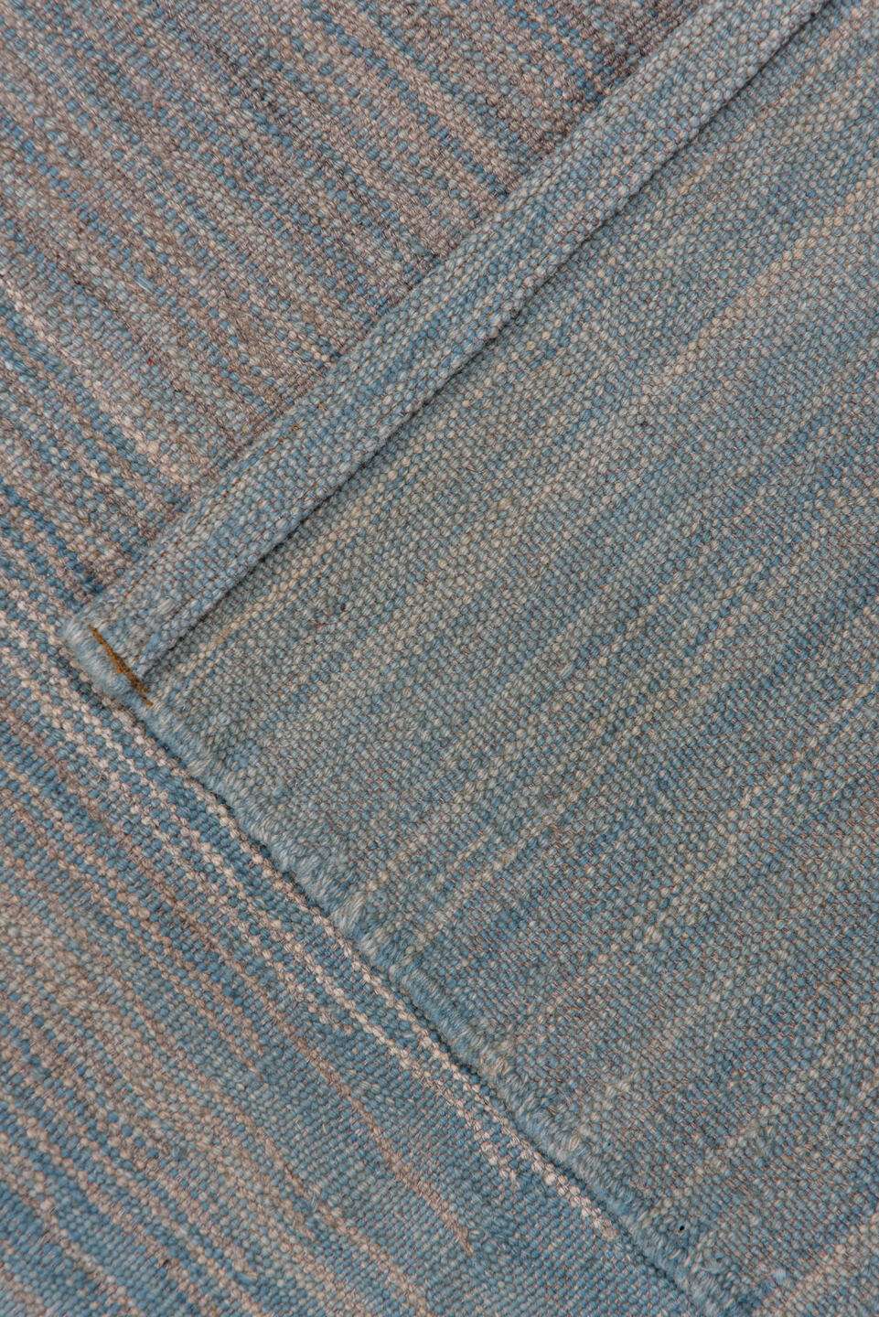 7' x 11' one-of-a-kind handmade vintage Kilim large size rug. Color palette: dark gray, gray, light gray, pink, silver