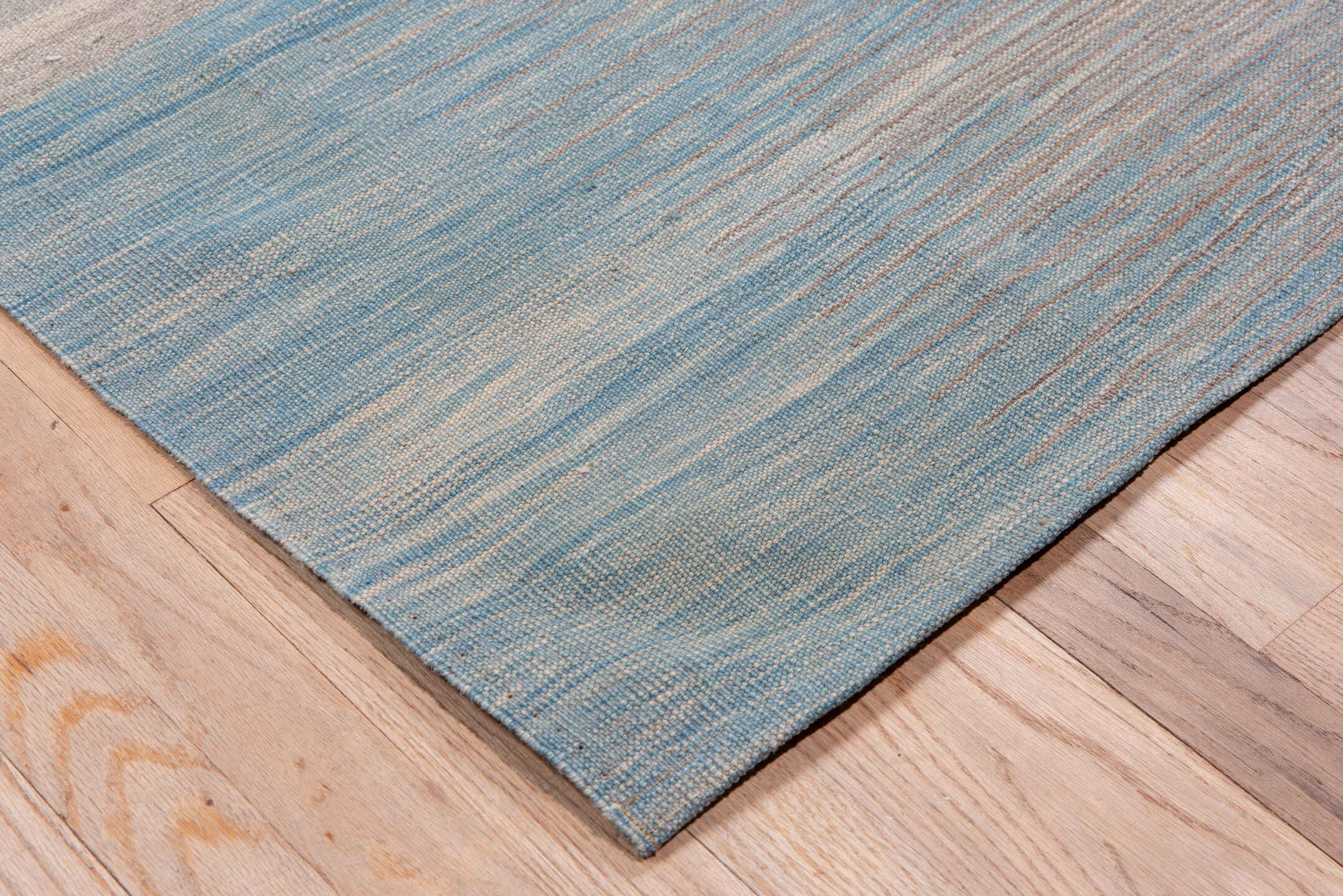 8' x 11' one-of-a-kind handmade vintage Kilim large size rug. Color palette: brown, dim gray, gray, light gray, pink