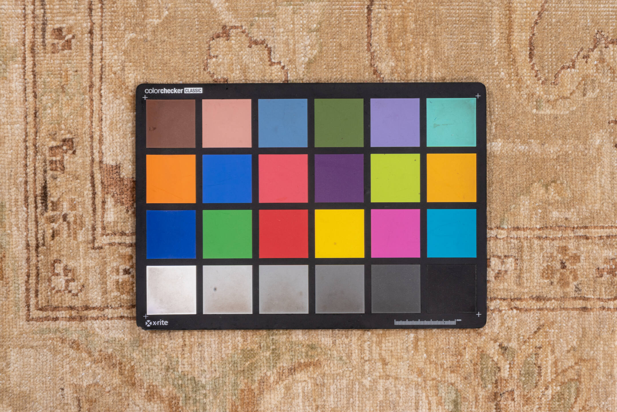 8' x 12' one-of-a-kind handmade vintage Amritzar large size rug. Color palette: brown, gray, light gray, off-white, orange