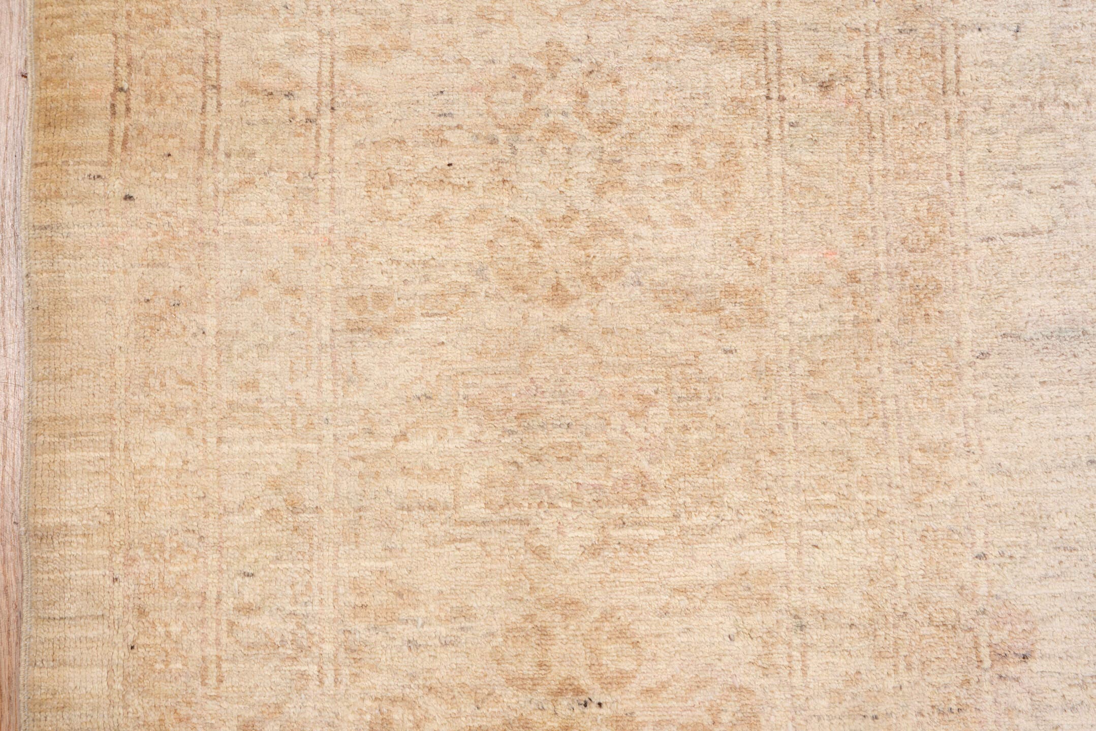 10' x 14' one-of-a-kind handmade vintage Tabriz large size rug. Color palette: ivory, beige, taupe, blush, camel, sage, gray