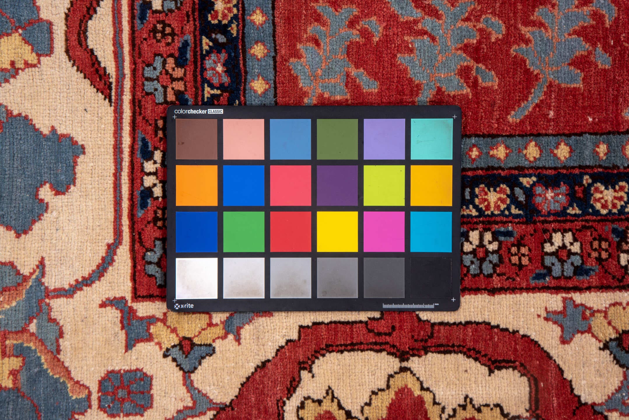 10' x 14' one-of-a-kind handmade vintage Serapi large size rug. Color palette: ivory, rust, indigo, soft blue, brick, camel
