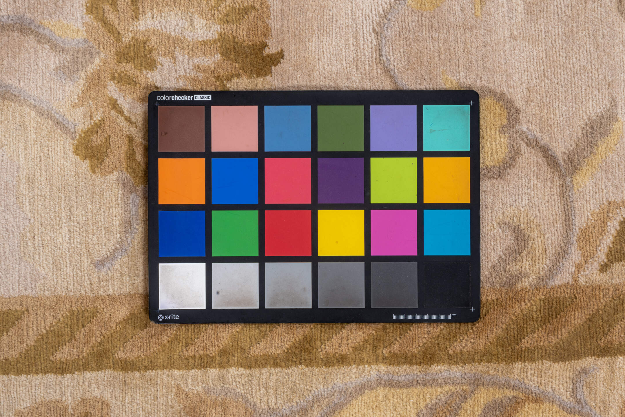 9' x 13' one-of-a-kind handmade vintage India large size rug. Color palette: brown, gray, light gray, off-white, orange