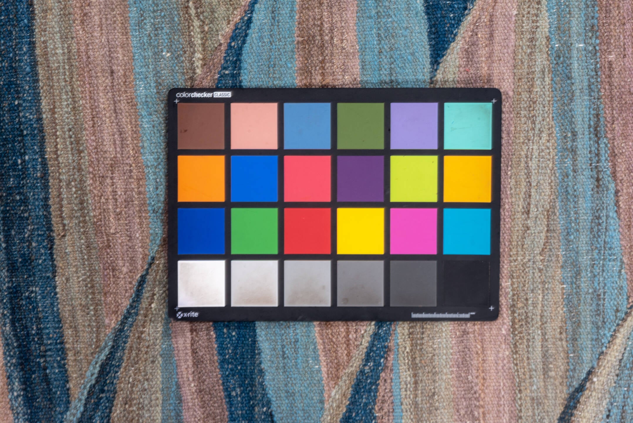 8' x 9' one-of-a-kind handmade vintage Kilim rug. Color palette: arapawa, black, blue, dim gray, fiord, gray, pink