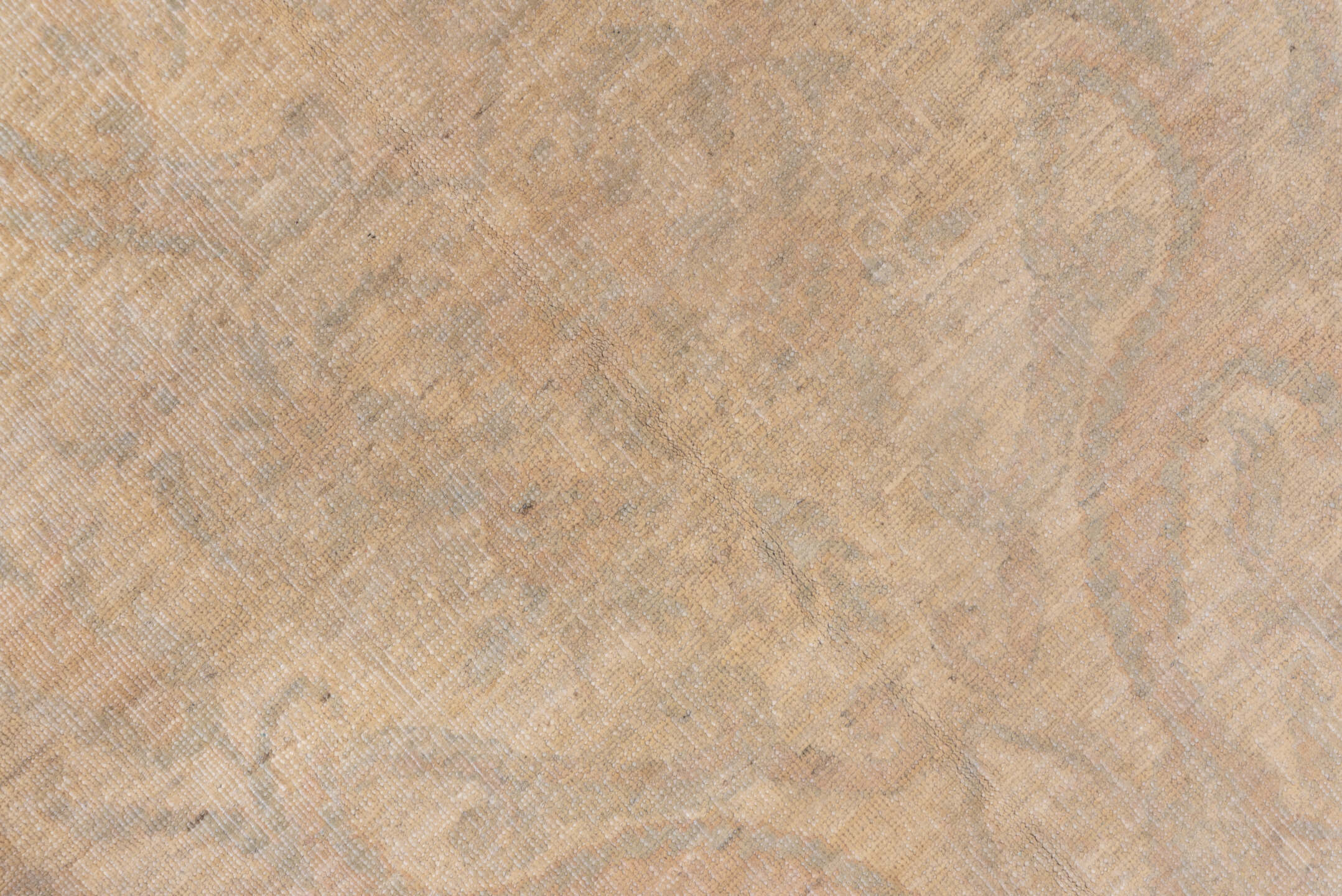 9' x 12' one-of-a-kind handmade vintage Sivas large size rug. Color palette: brown, gray, light gray, off-white, pink, snow