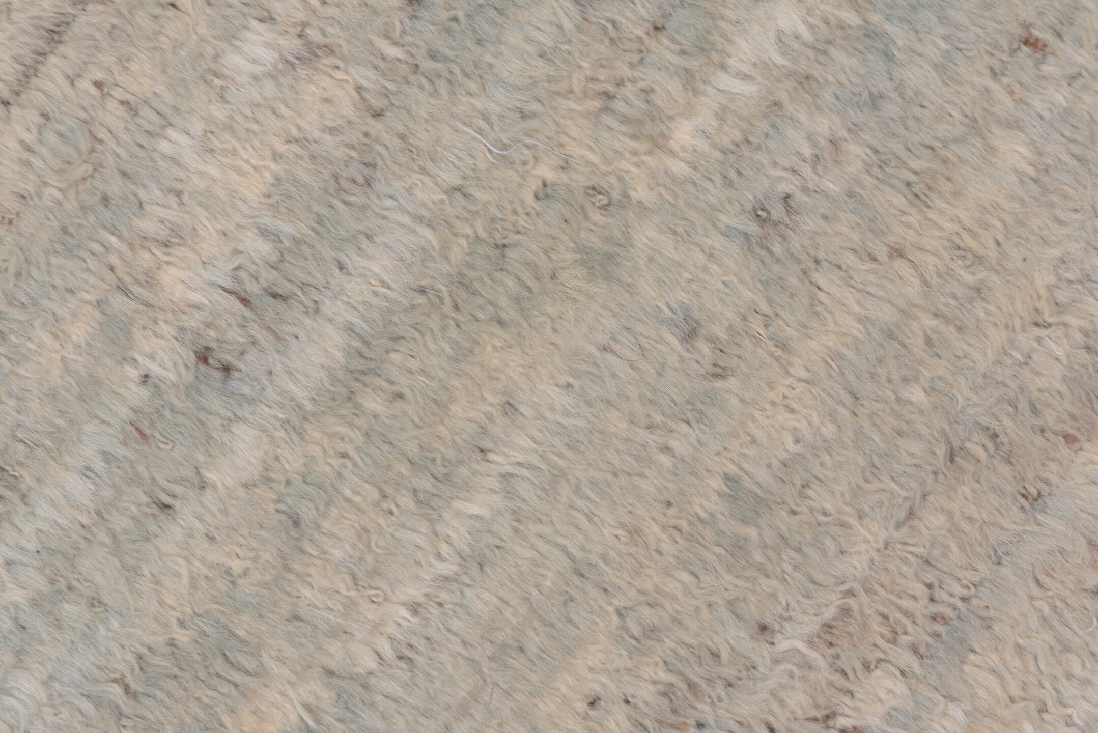 9' x 11' one-of-a-kind handmade vintage Tulu large size rug. Color palette: brown, gray, light gray, off-white, orange, pink