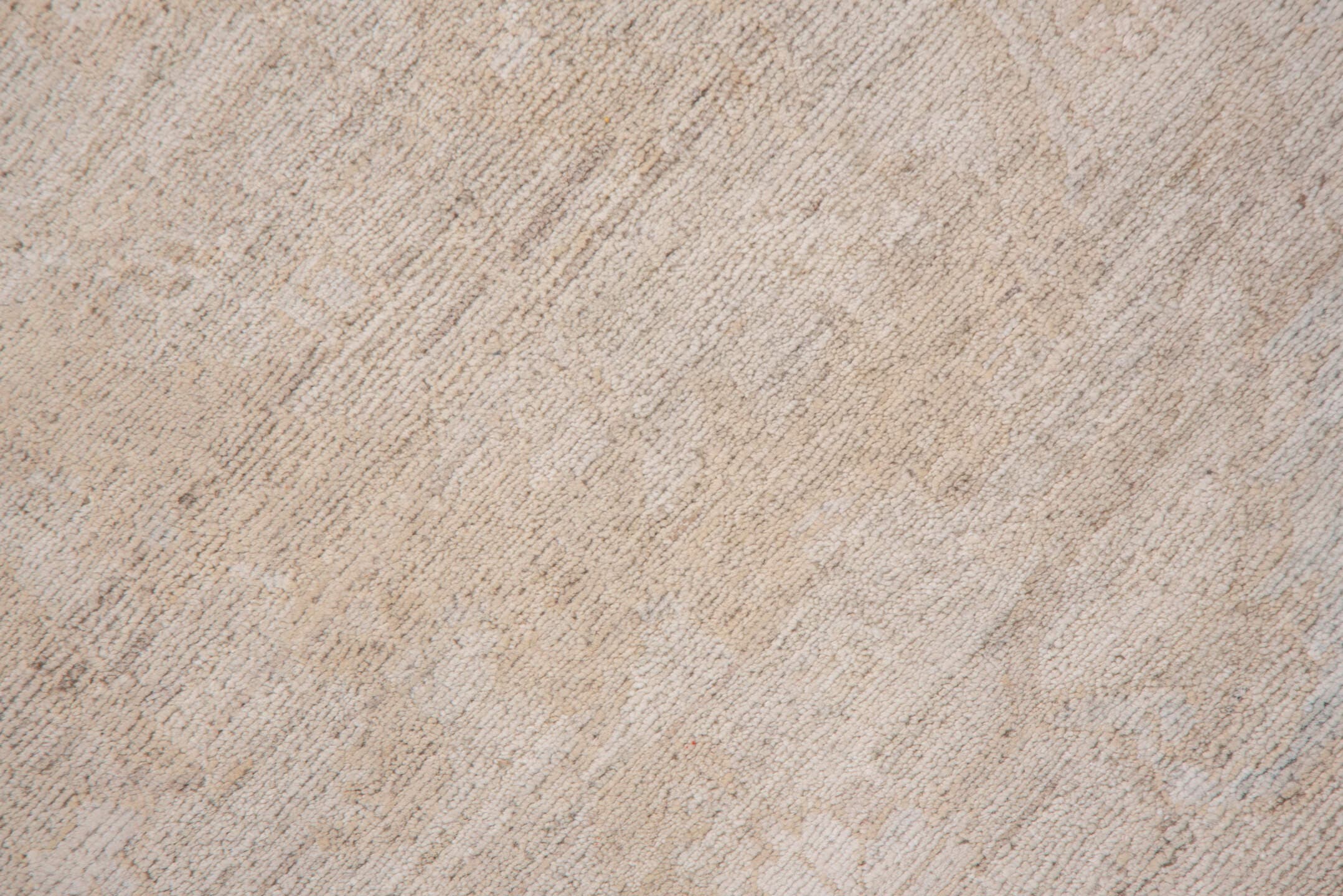 8' x 11' one-of-a-kind handmade vintage Afghan large size rug. Color palette: ivory, beige, cream, taupe, sand, gray