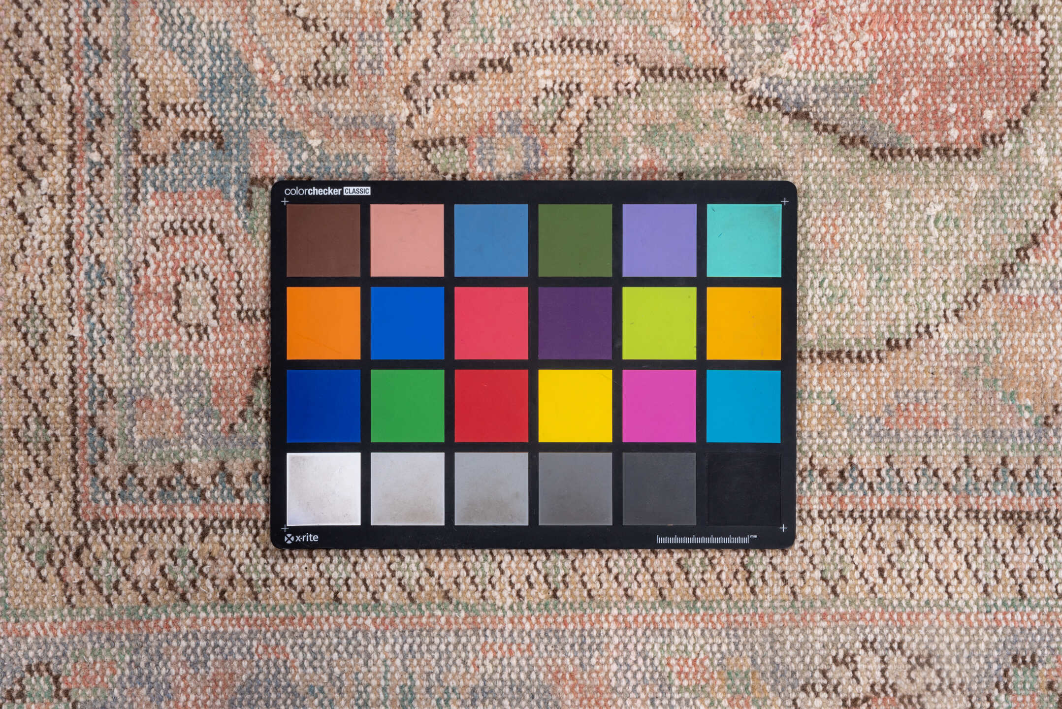 6' x 10' one-of-a-kind handmade vintage Sparta large size rug. Color palette: brown, gray, light gray, off-white, pink