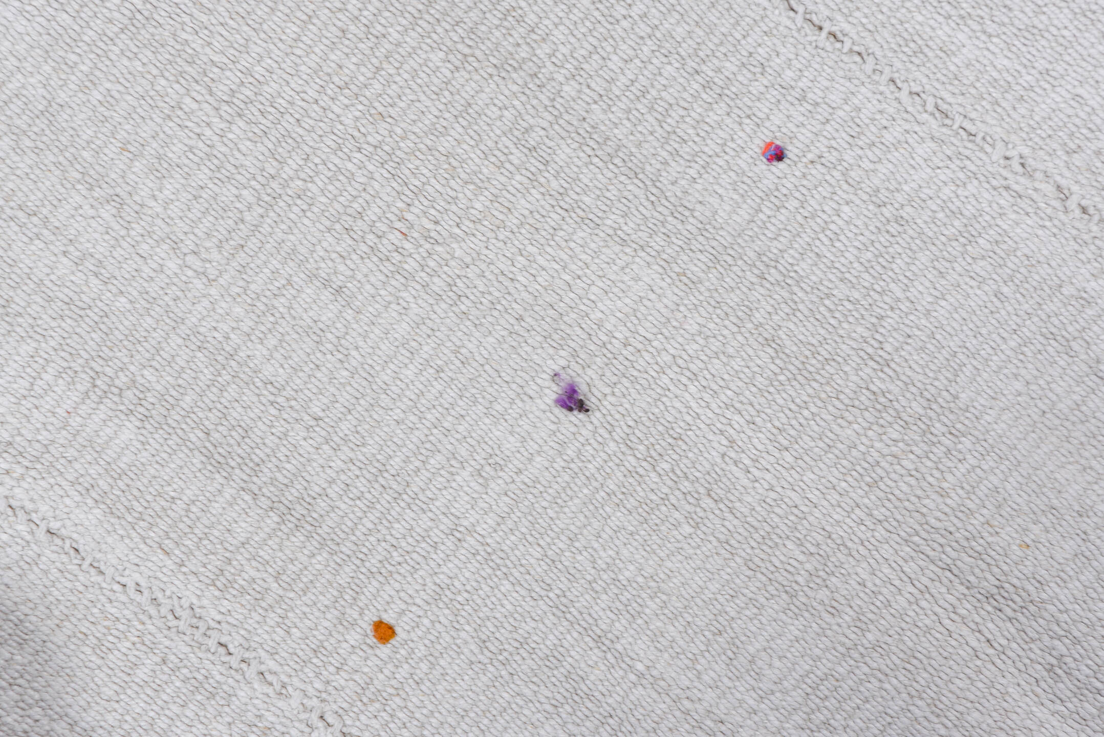 6' x 8' one-of-a-kind handmade vintage Hemp Kilim medium size rug. Color palette: blue, brown, gainsboro, gray, light gray