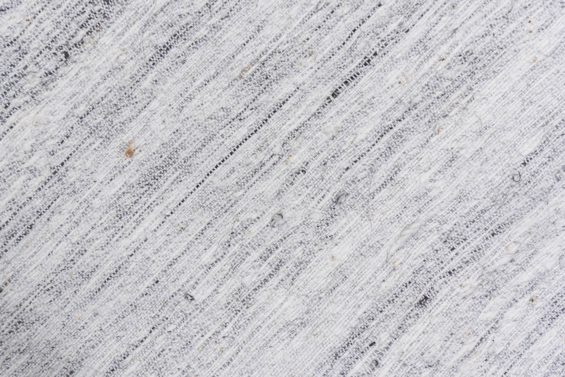 7' x 11' one-of-a-kind handmade vintage Hemp Kilim large size rug. Color palette: gainsboro, gray, light blue, light gray