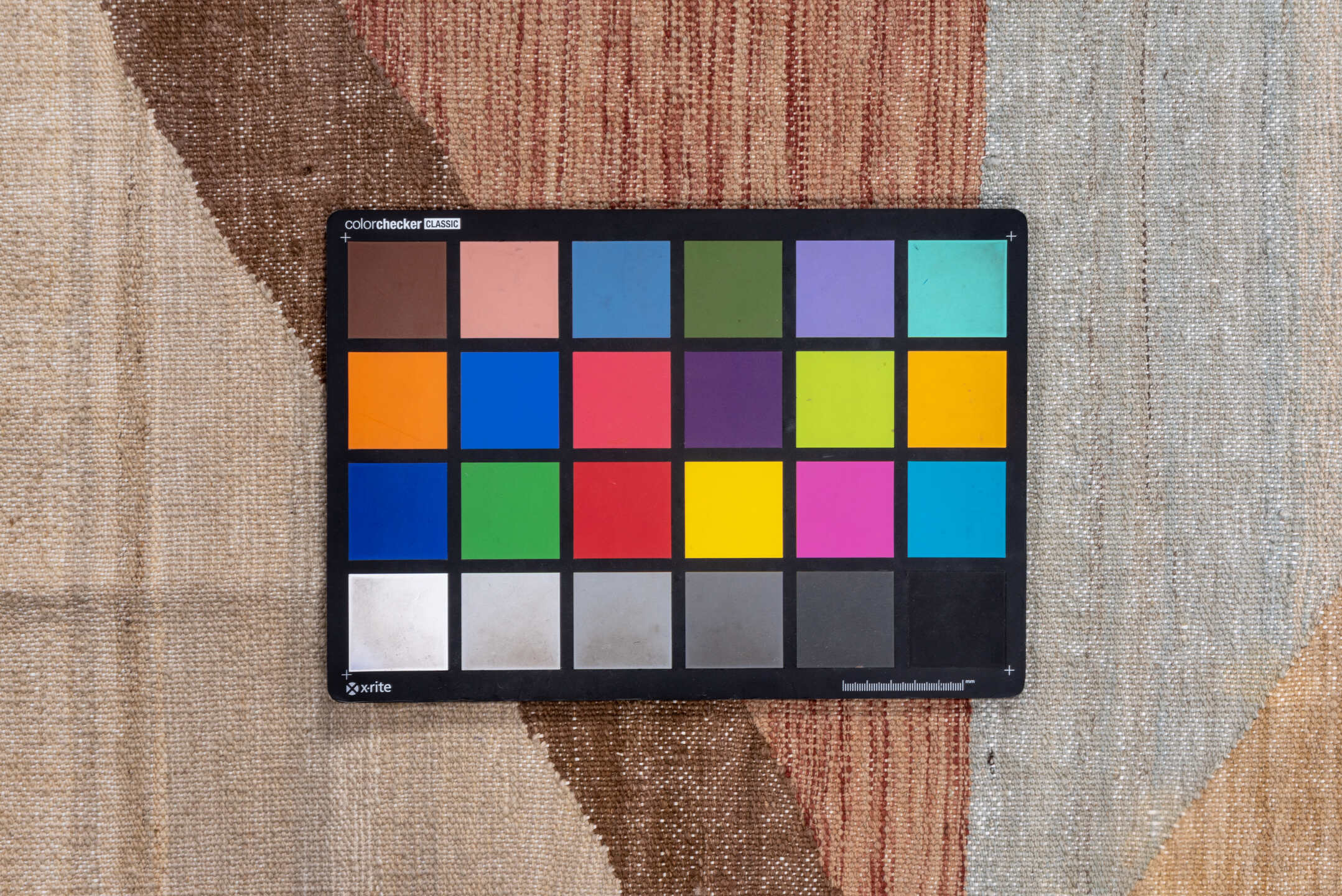 6' x 8' one-of-a-kind handmade vintage Kilim medium size rug. Color palette: brown, gray, light gray, off-white, pink