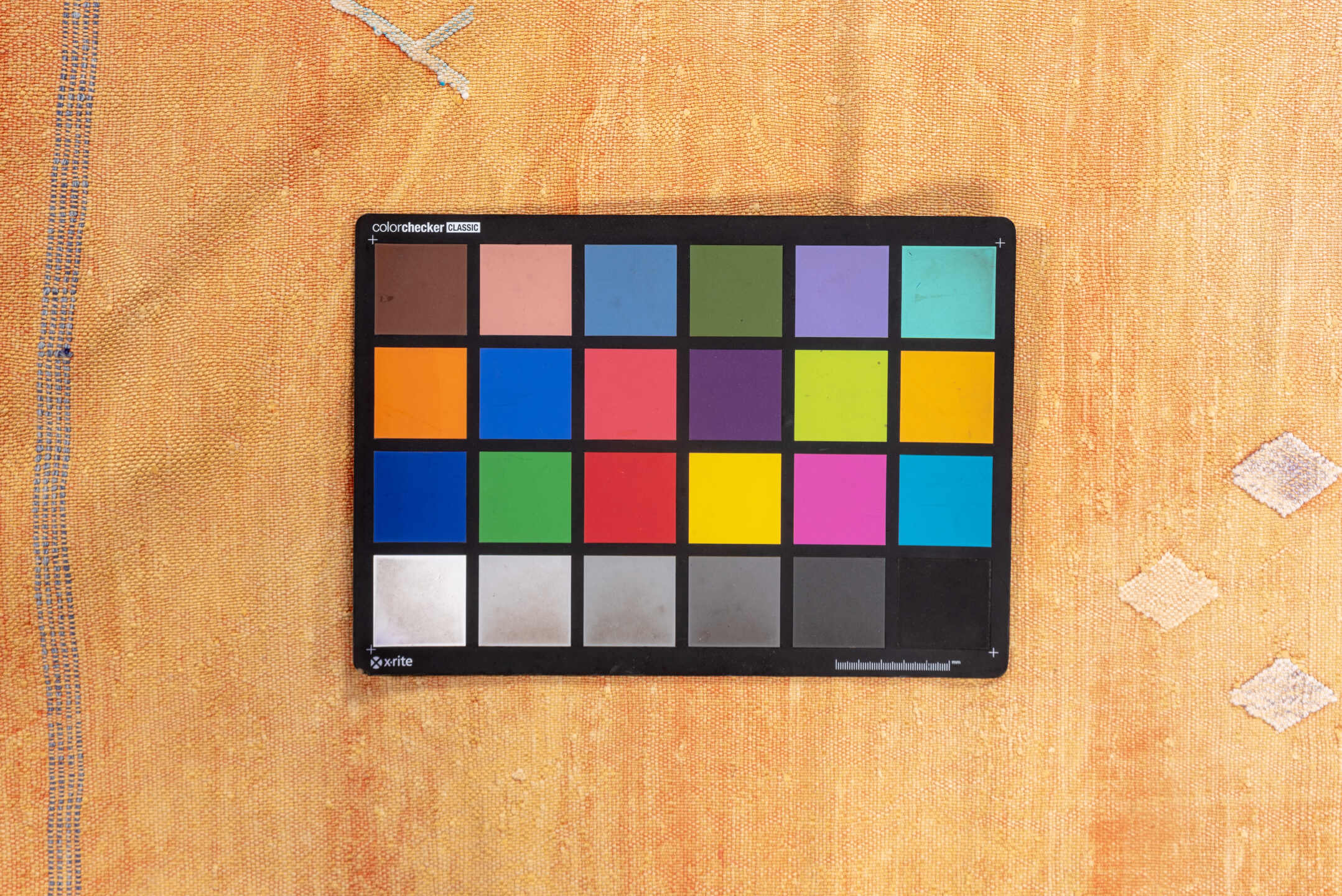 6' x 8' one-of-a-kind handmade vintage Cactus Kilim medium size rug. Color palette: brown, burlywood, off-white, orange