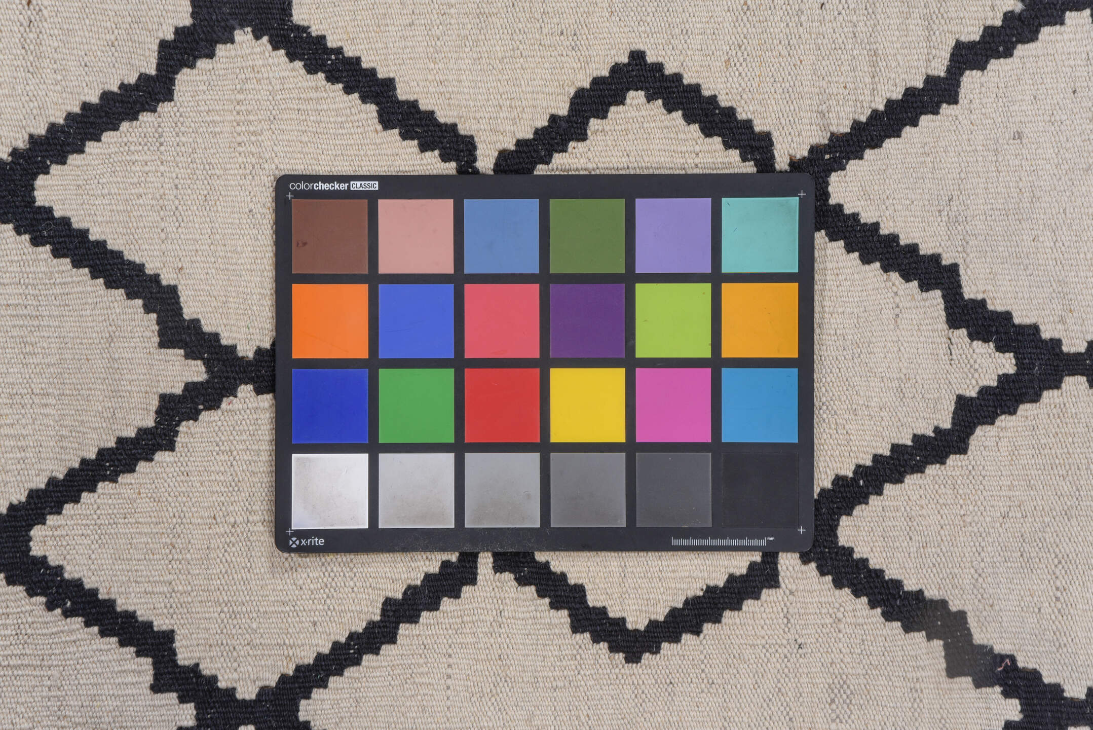 8' x 9' one-of-a-kind handmade vintage Kilim rug. Color palette: ivory, charcoal, gray, black