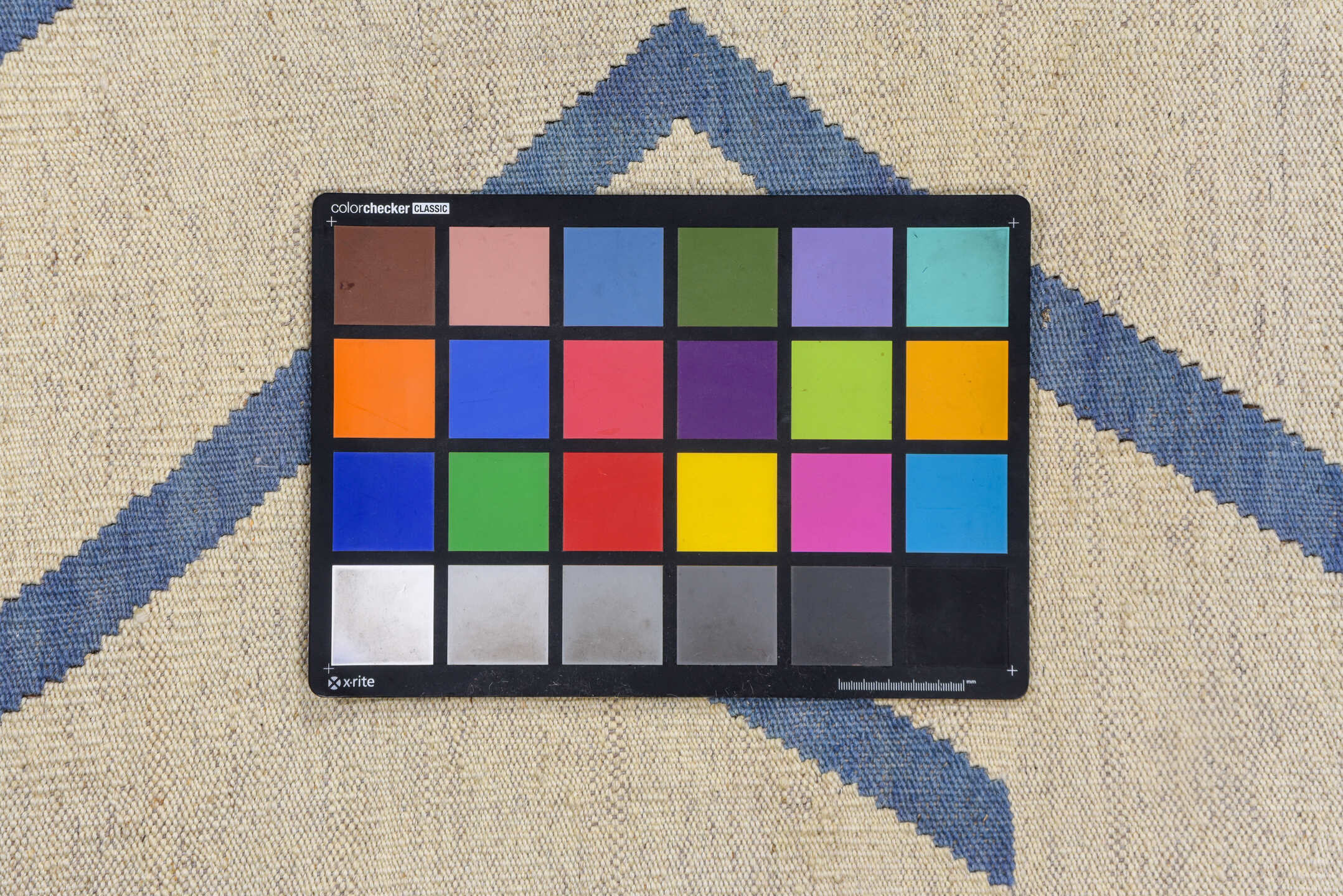 10' x 13' one-of-a-kind handmade vintage Kilim large size rug. Color palette: blue, brown, dark gray, gray, light blue