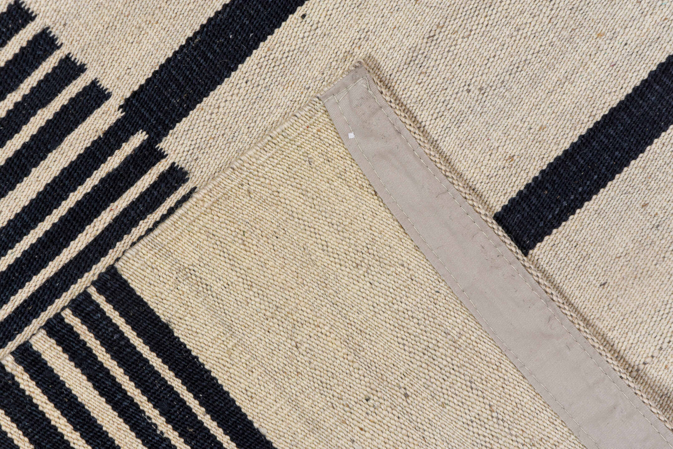 5' x 8' one-of-a-kind handmade vintage Kilim medium size rug. Color palette: ivory, charcoal, gray, black