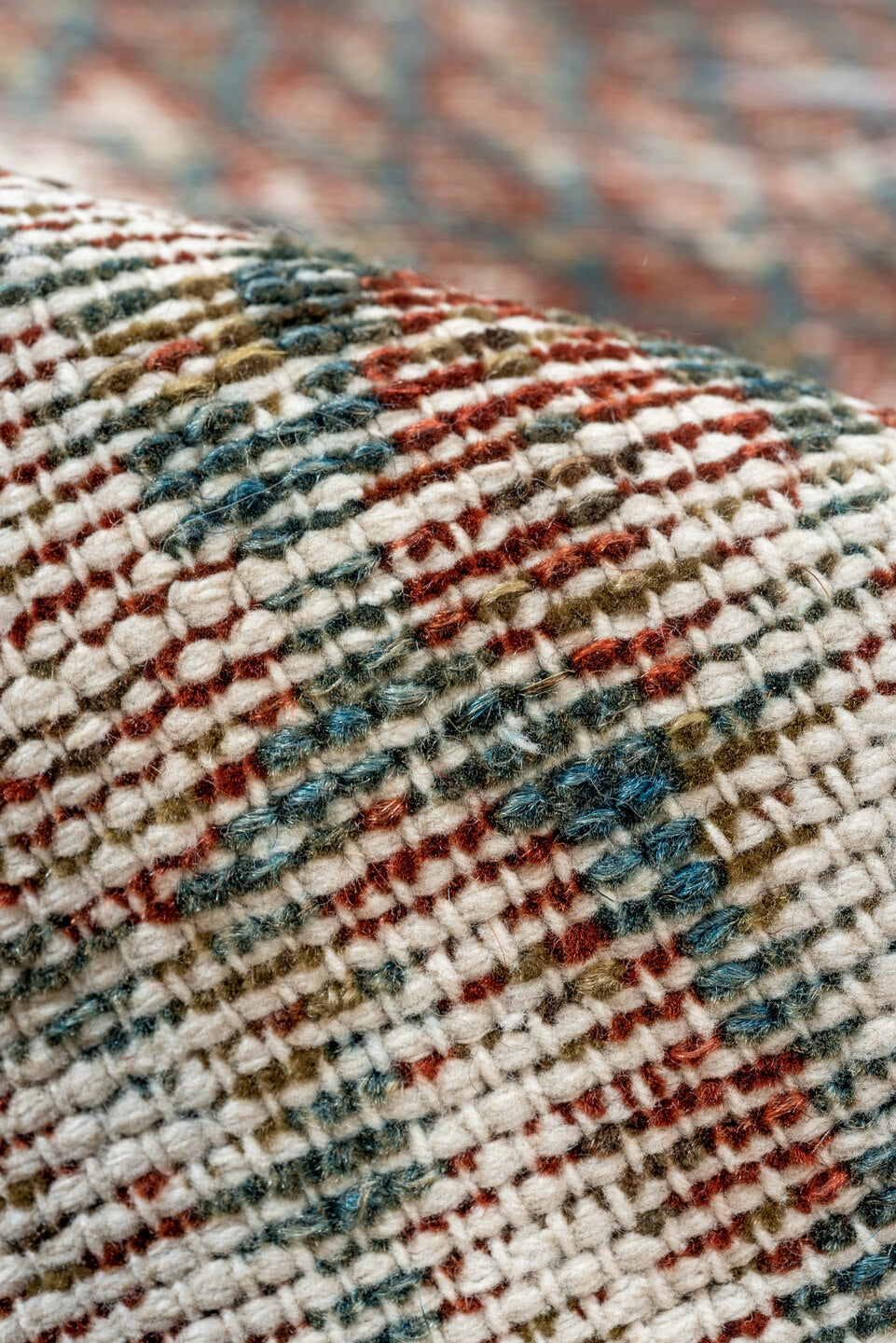 5' x 10' one-of-a-kind handmade vintage Malayer runner rug. Color palette: brown, gray, light gray, linen, off-white