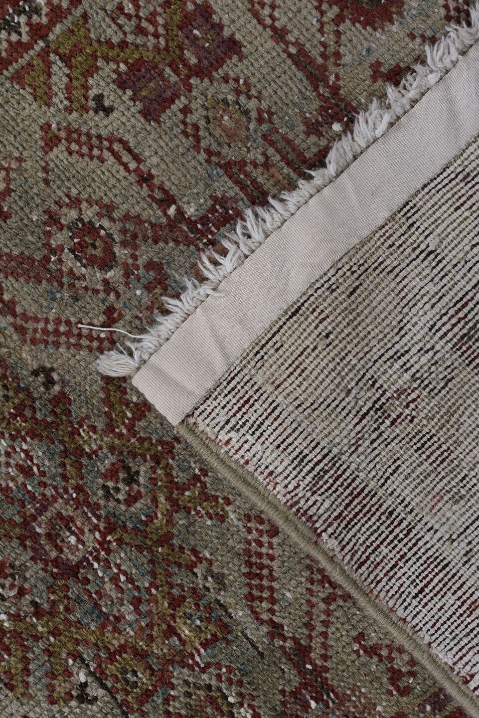 3' x 10' one-of-a-kind handmade vintage Malayer runner rug. Color palette: ivory, rust, taupe, brown, camel, terracotta